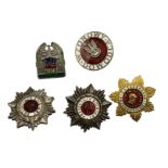 Polish People's Republic Set of ORMO badges, Exemplary Commander, etc