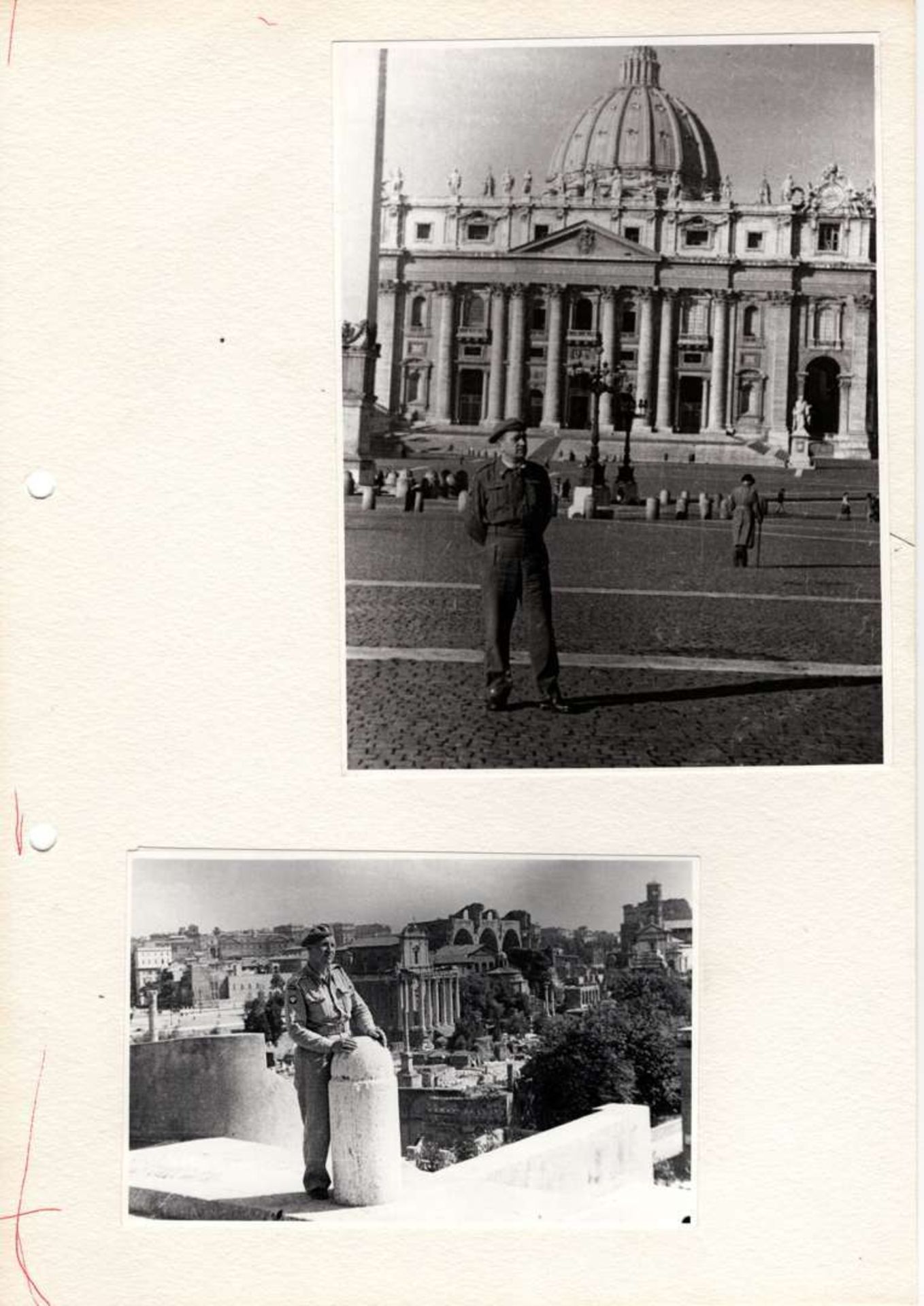 WW2 Polish Photo - Set of Photos by Lt. Jerzy Gołaszewski - Trip to Rome, summer 1945 - Image 3 of 5