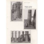 WW2 Polish Photos from Egypt - Temple in Luxor 1941. Lt. Jerzy Gołaszewski
