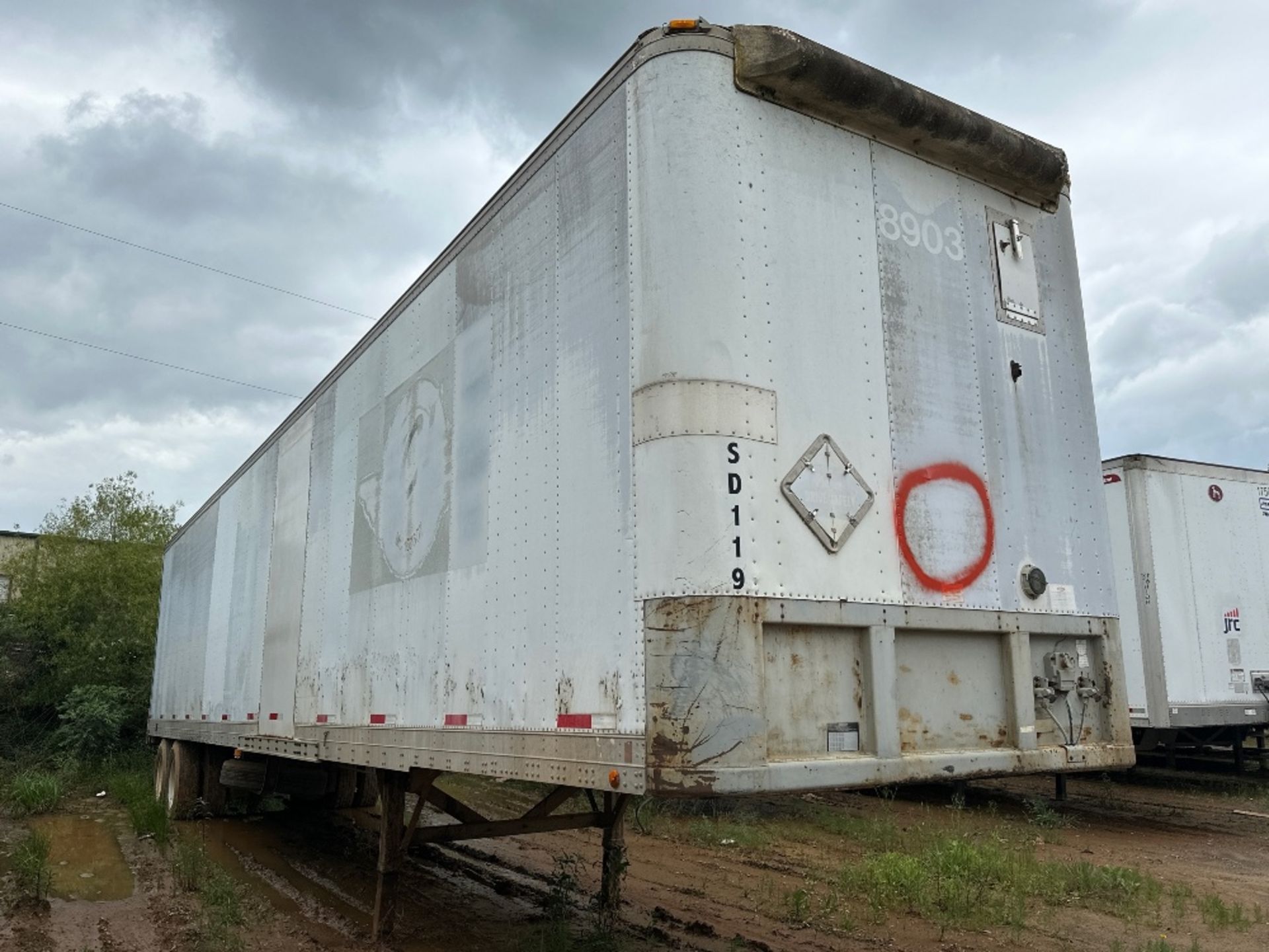 1990 Fruehauf Van Trailer 48’ Tandem Axle Has Title VIN 1H5V04824LM015501 - A $25 TITLE FEE WILL - Image 6 of 7