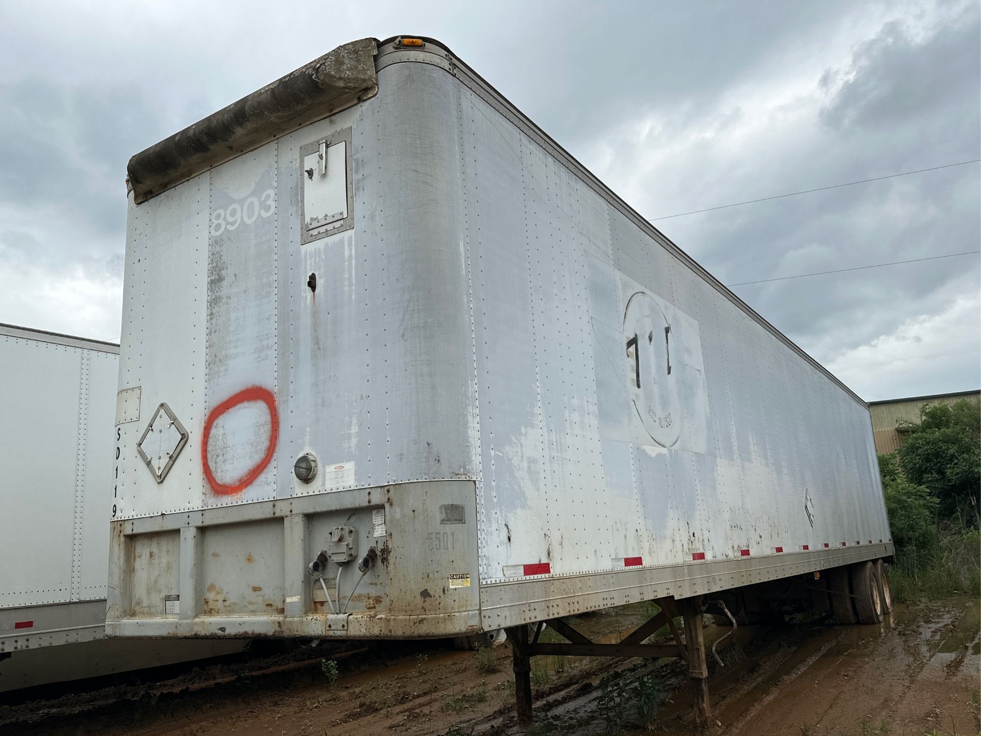 1990 Fruehauf Van Trailer 48’ Tandem Axle Has Title VIN 1H5V04824LM015501 - A $25 TITLE FEE WILL