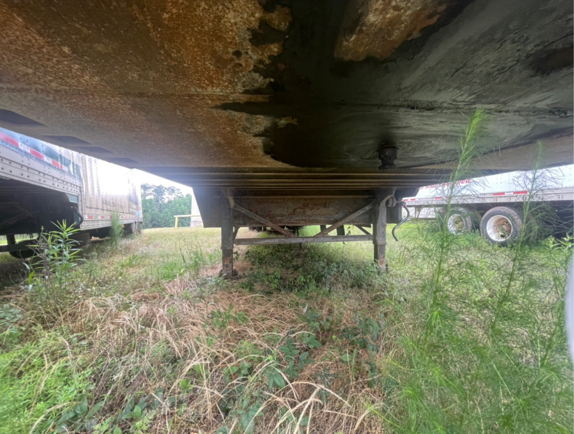 1993 Wabash Low Boy Van Trailer 48’ Tandem Axel Has Title, VIN IJJV482V8PL188574 - A $25 TITLE FEE - Image 7 of 15