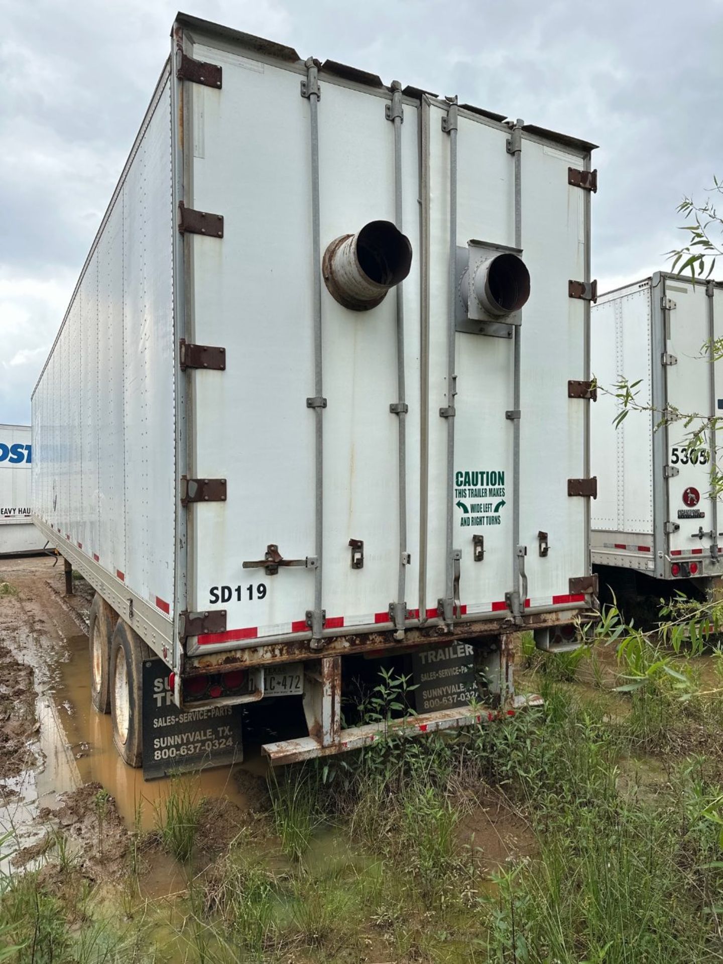 1990 Fruehauf Van Trailer 48’ Tandem Axle Has Title VIN 1H5V04824LM015501 - A $25 TITLE FEE WILL - Image 5 of 7