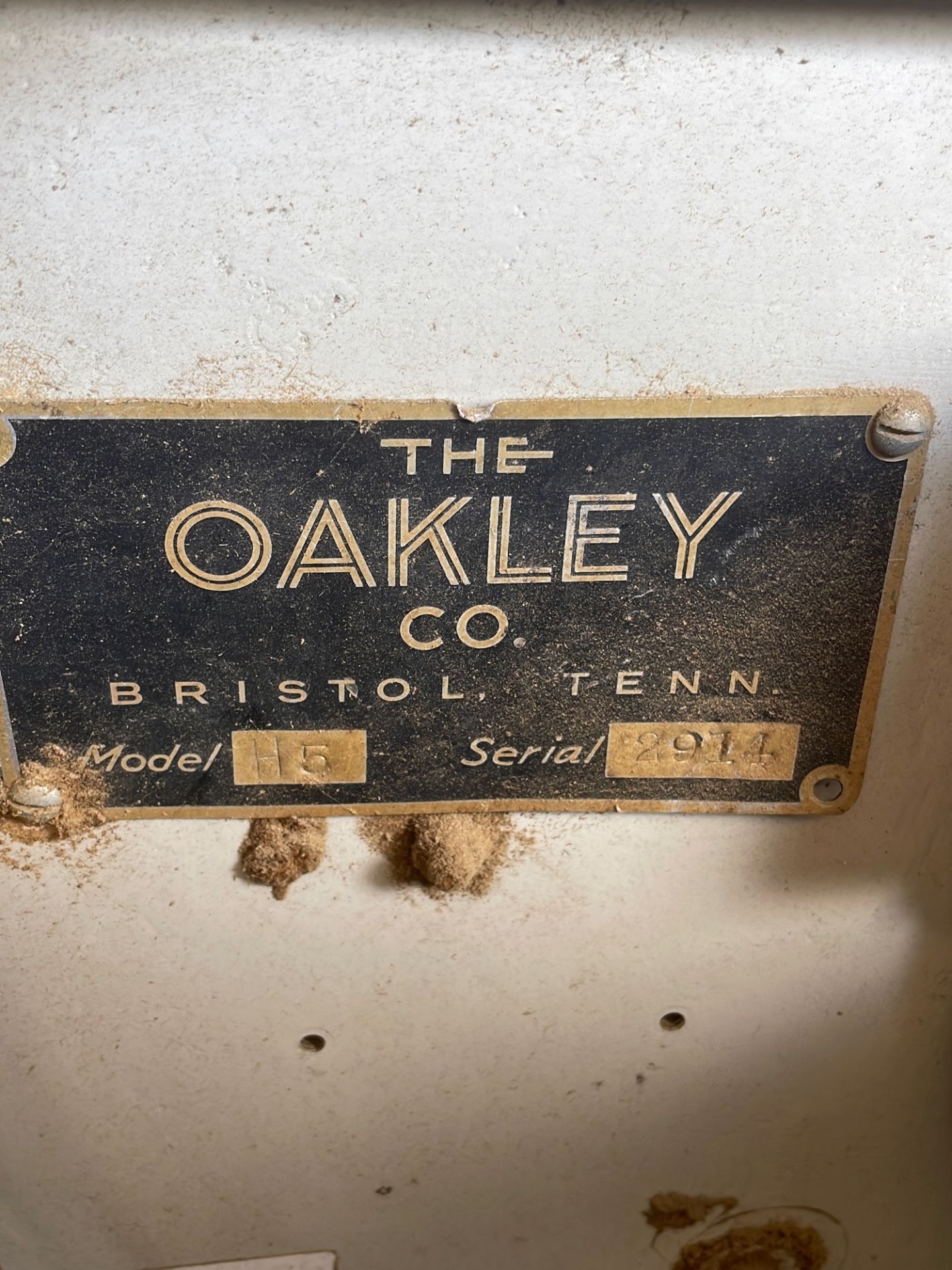 Oakley Dual Sided Oscillating Edge Sander Model H5 Unknown if Operational - Image 5 of 5