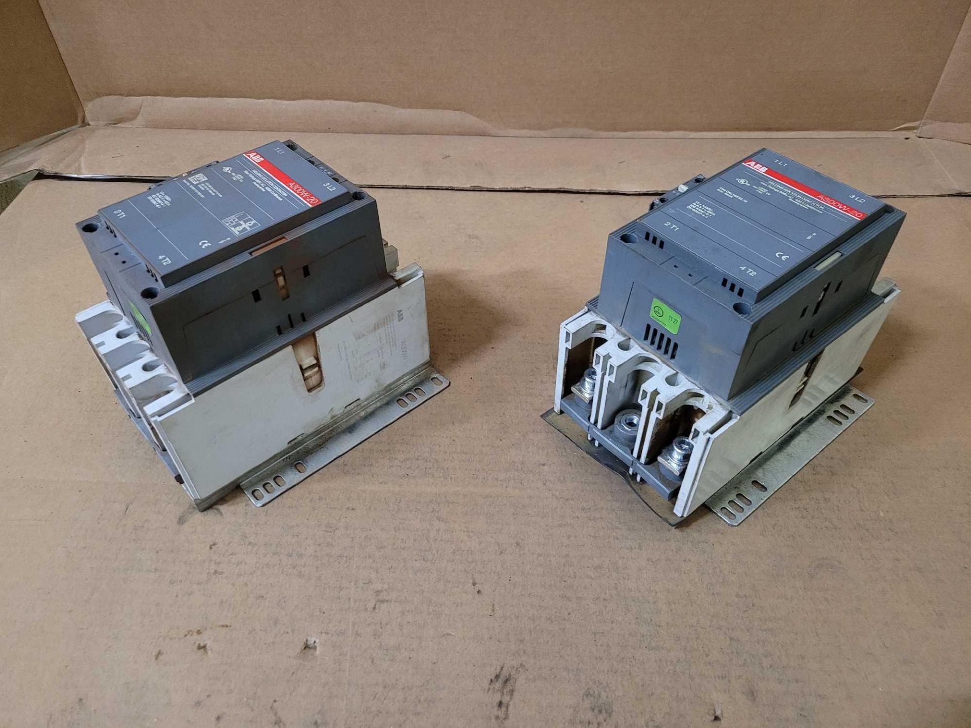 LOT OF 2 ABB A300W-20 WELDING ISOLATION CONTACTOR