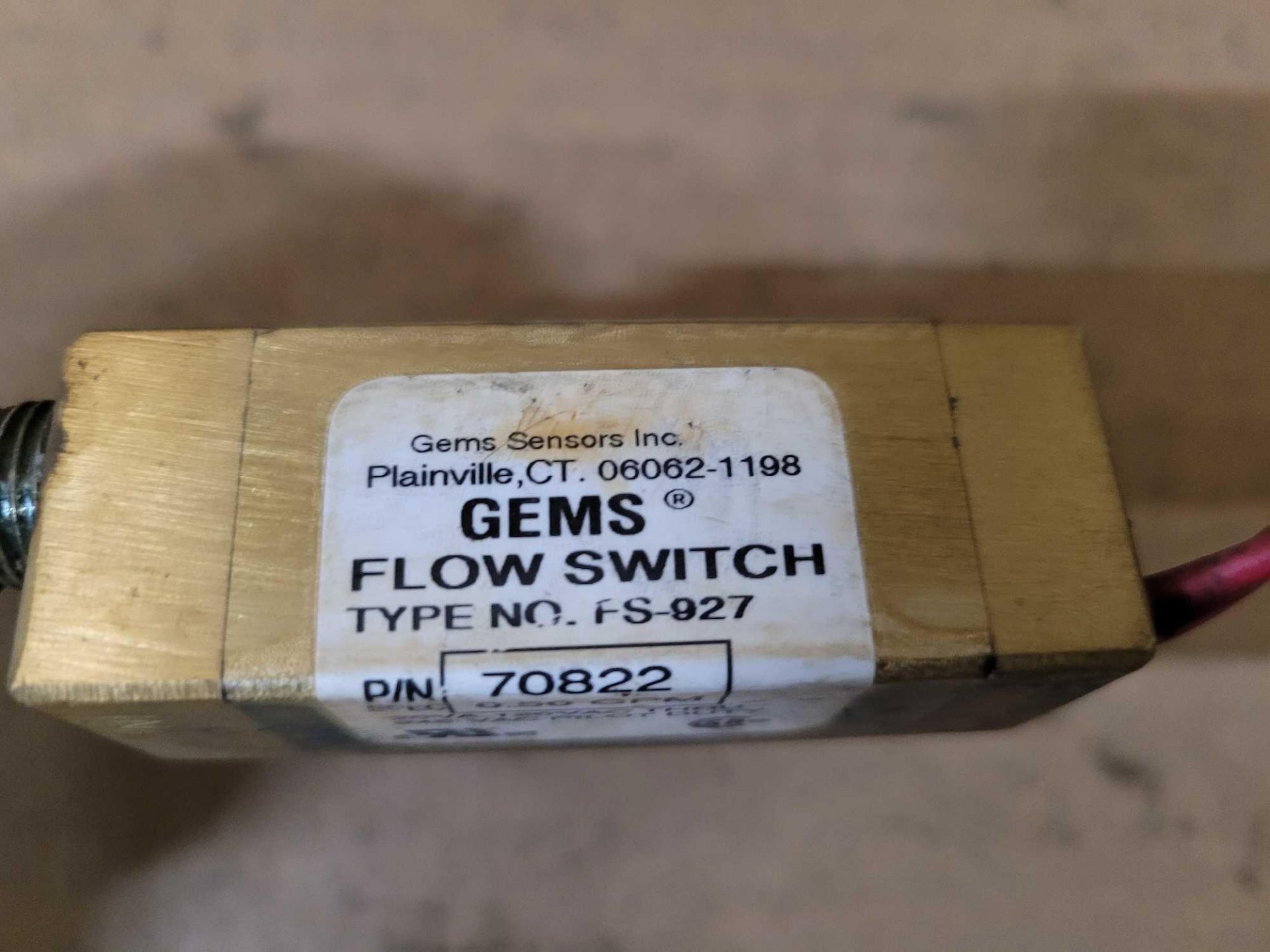 LOT OF 10 GEMS FS-927 FLOW SWITCH - Image 2 of 3