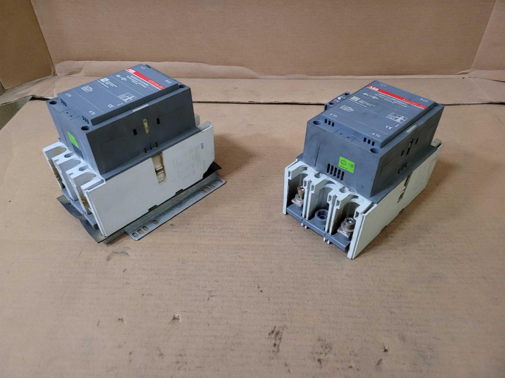 LOT OF 2 ABB A300W-20 WELDING ISOLATION CONTACTOR