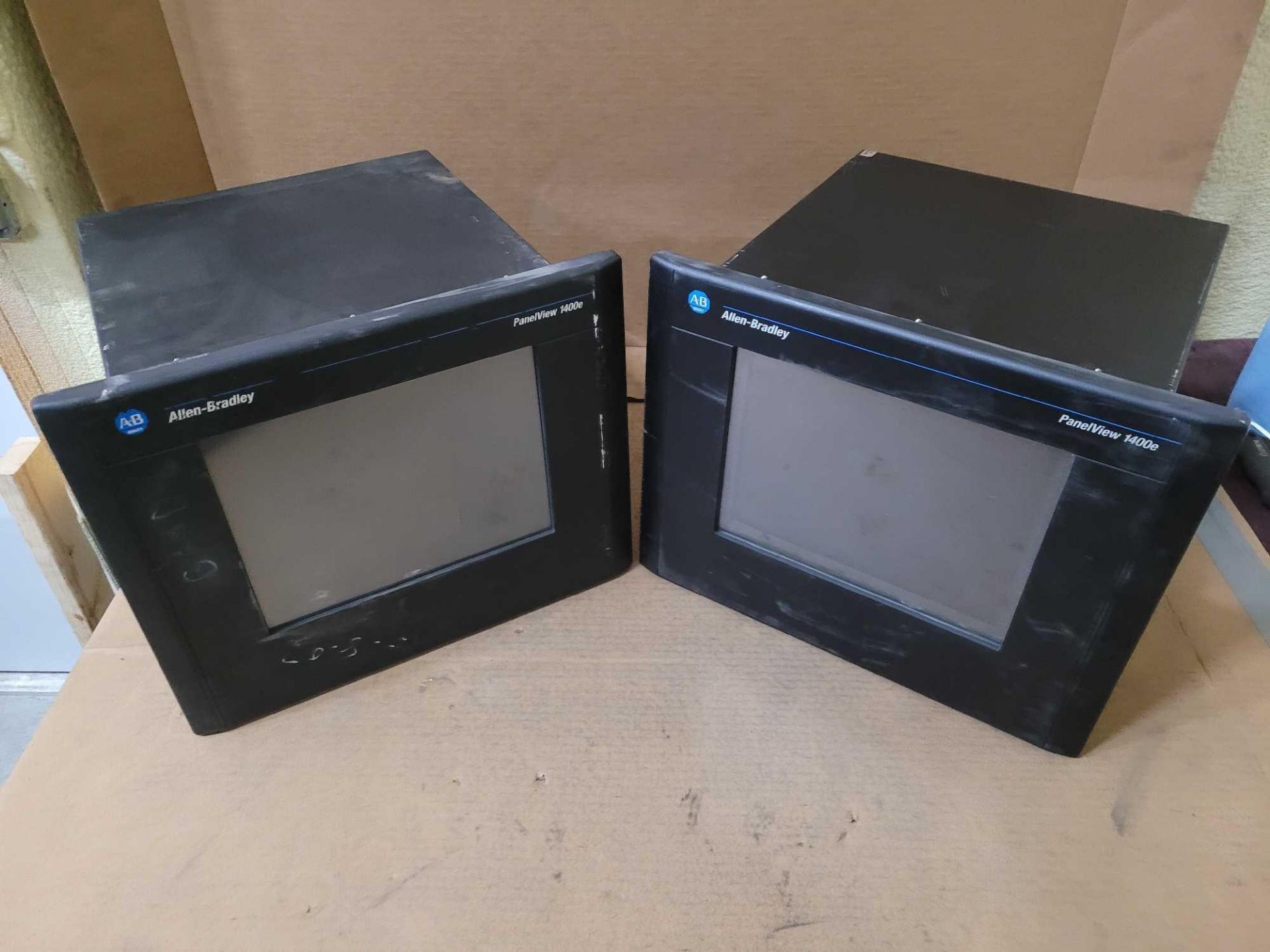 LOT OF 2 ALLEN BRADLEY PANELVIEW 1400E SCREEN [1] 2711E-T14C6 /C [1] 2711E-T14C6 /D