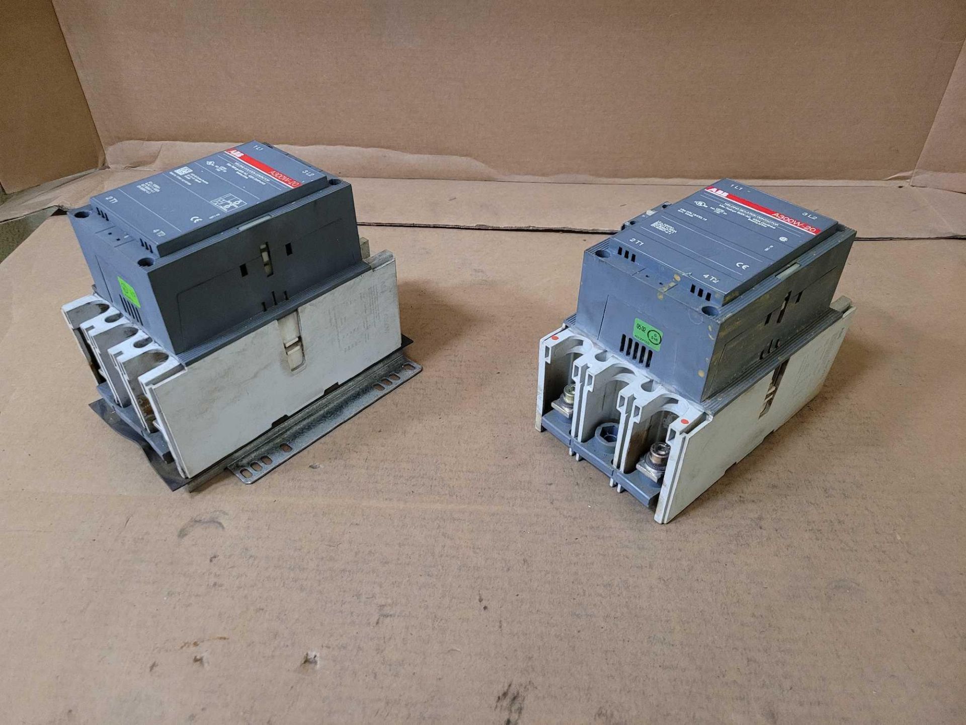 LOT OF 2 ABB A300W-20 WELDING ISOLATION CONTACTOR