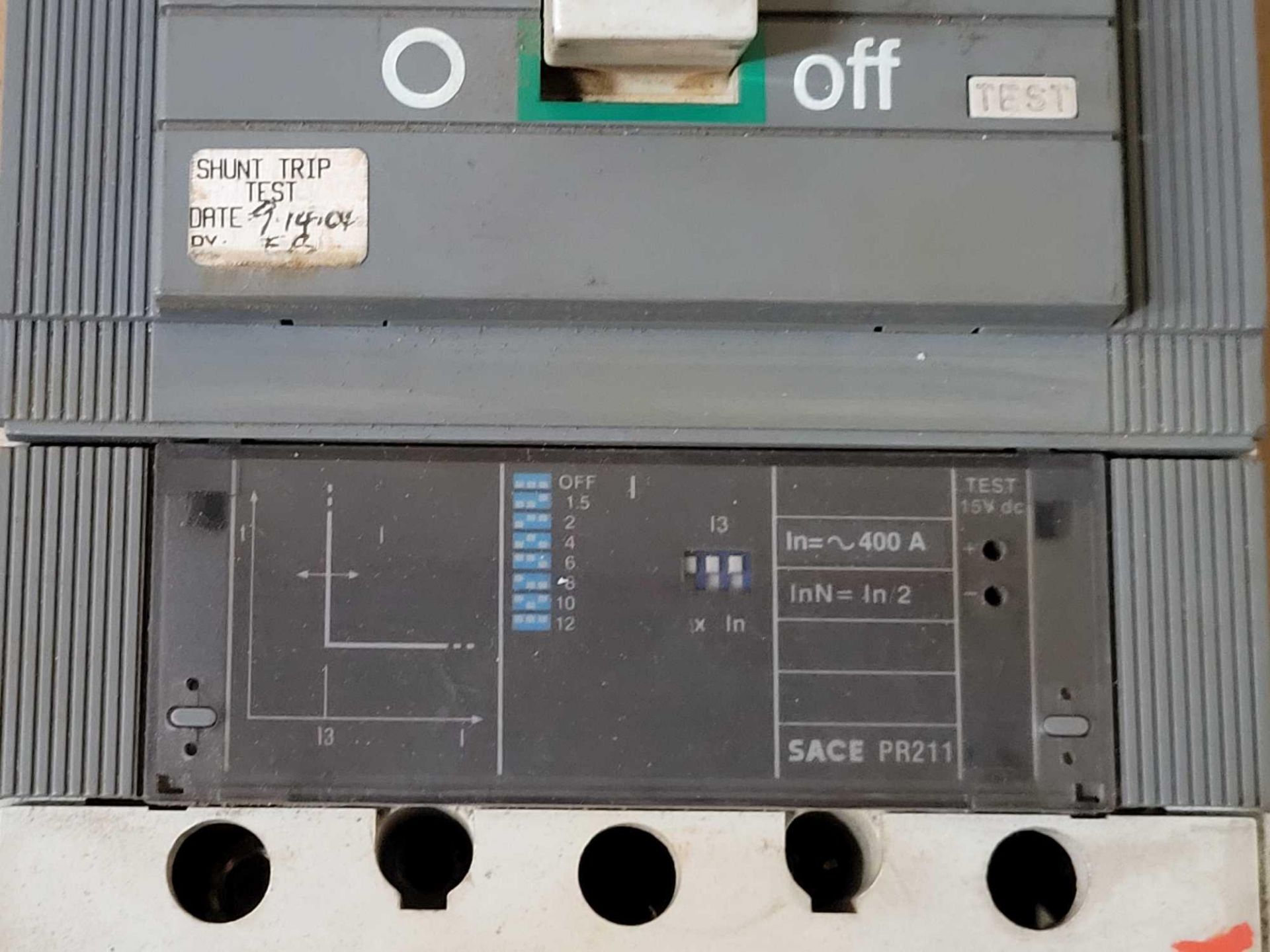 LOT OF 2 ABB SACE S5 S5H CIRCUIT BREAKER - Image 3 of 4