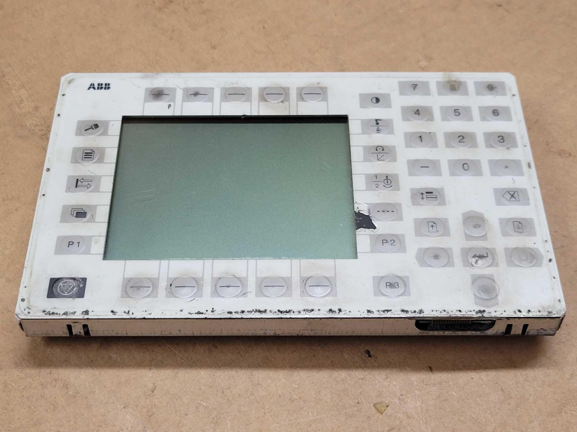 ABB TEACH PENDANT CONTROL BOARD W/ LM32K10 SCREEN / CXA-KIOL-FS2 INVERTER / 3HNE 30055 CPU BOARD