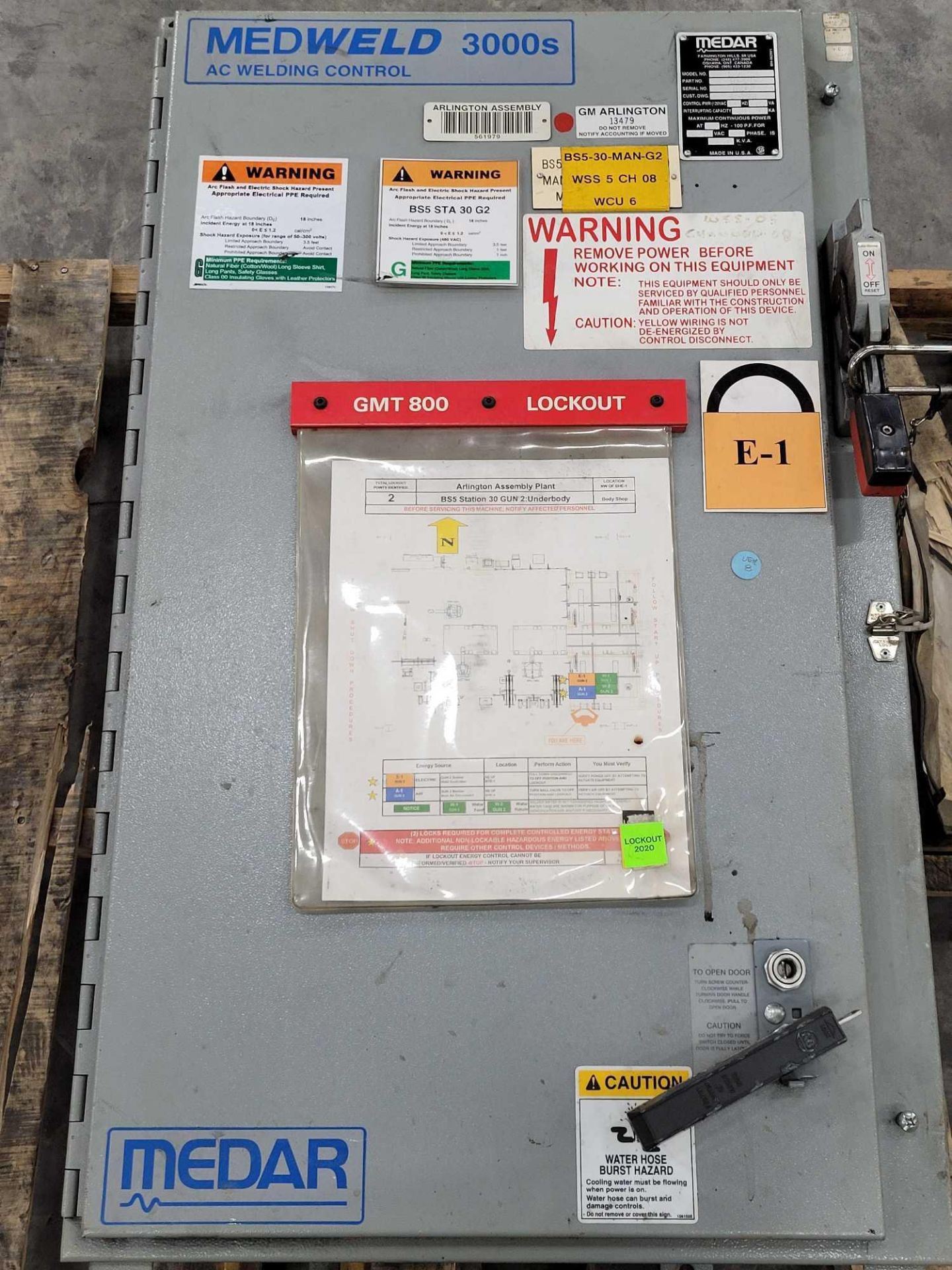 MEDWELD 3000S AC WELDING CONTROL CABINET