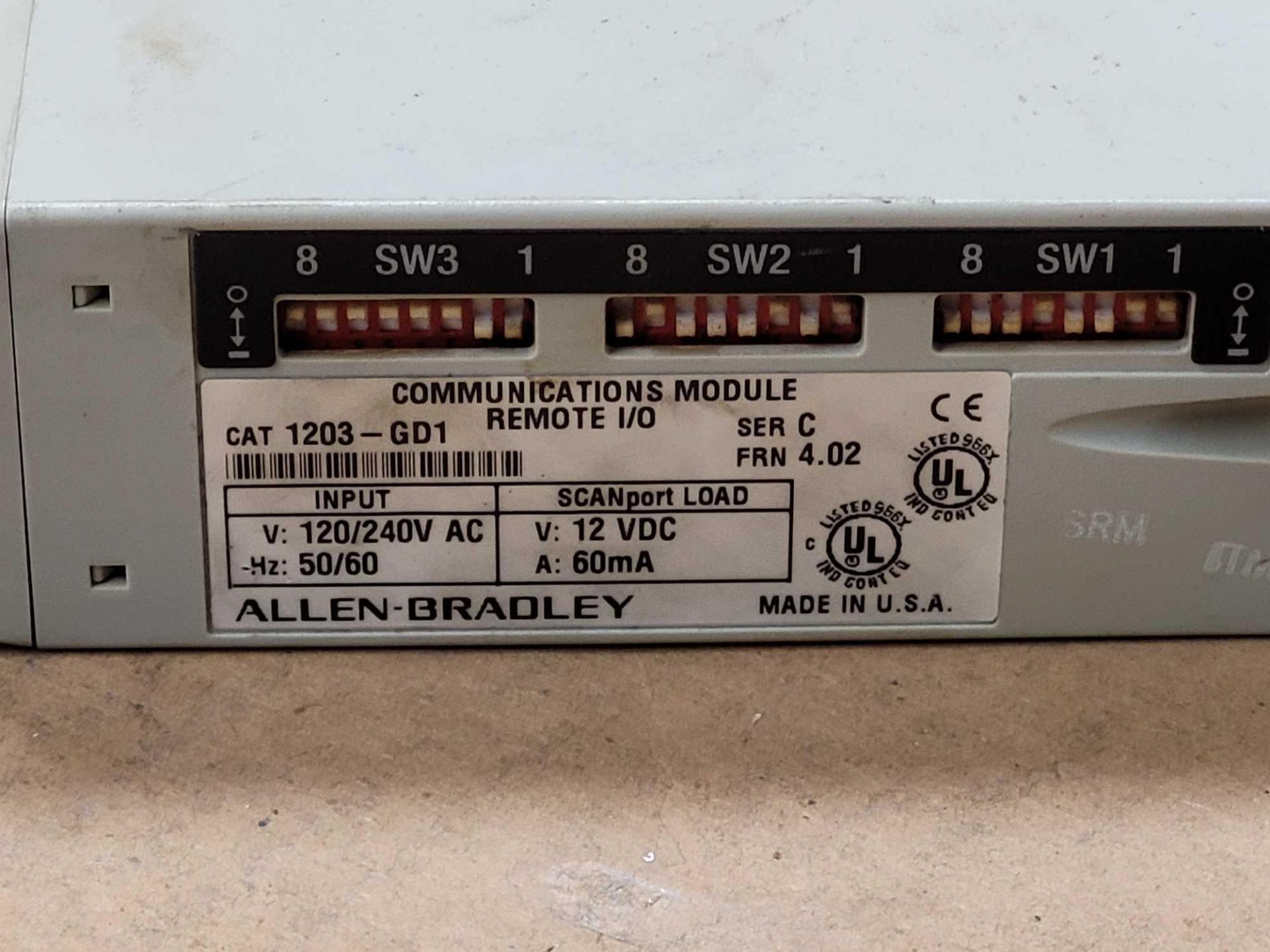 LOT OF 6 ALLEN BRADLEY 1203-GD1 /C COMMUNICATIONS MODULE - Image 2 of 3