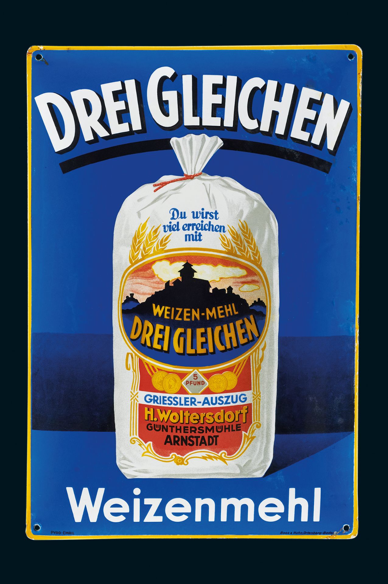 Drei Gleichen Weizenmehl