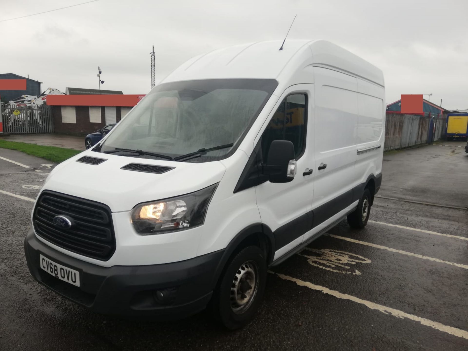 2018/68 FORD TRANSIT 350 WHITE PANEL VAN - 79,000 MILES *PLUS VAT* - Image 3 of 10