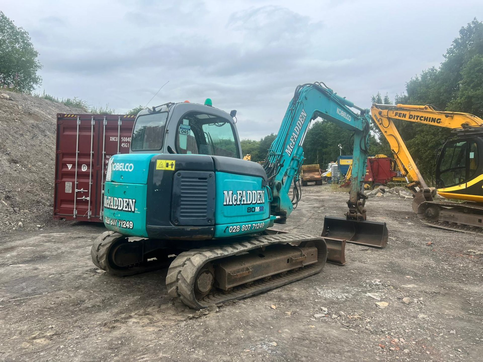 Kobelco 80MSR 8 Tonne Excavator With Blade, Runs Drives And Digs,Showing A Low 9117 Hours!*PLUS VAT* - Image 18 of 29