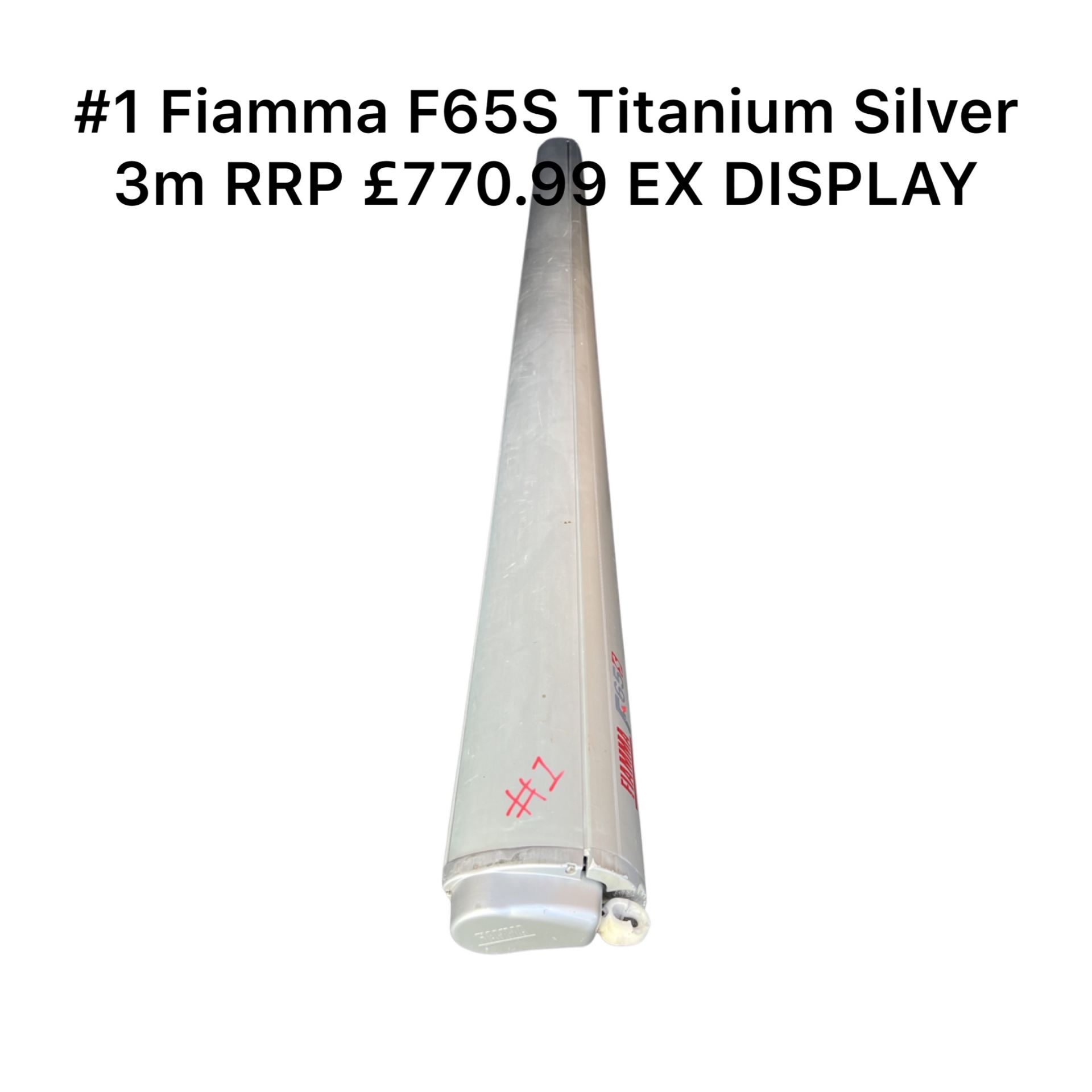 Fiamma F65S Titanium Silver 3m RRP £770.99 ex display *NO VAT* - Image 3 of 4