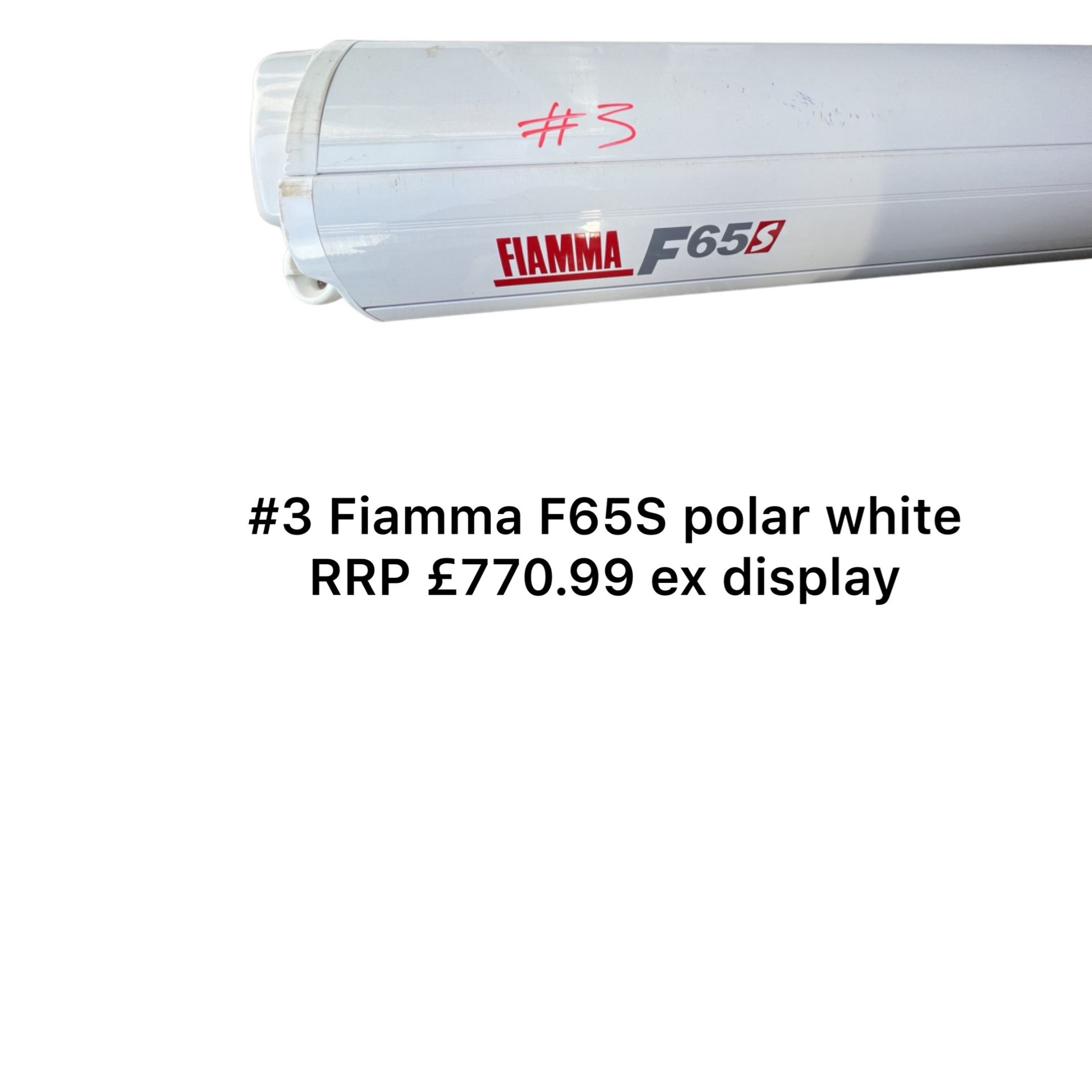 Fiamma F65S polar white *NO VAT* - Image 5 of 5