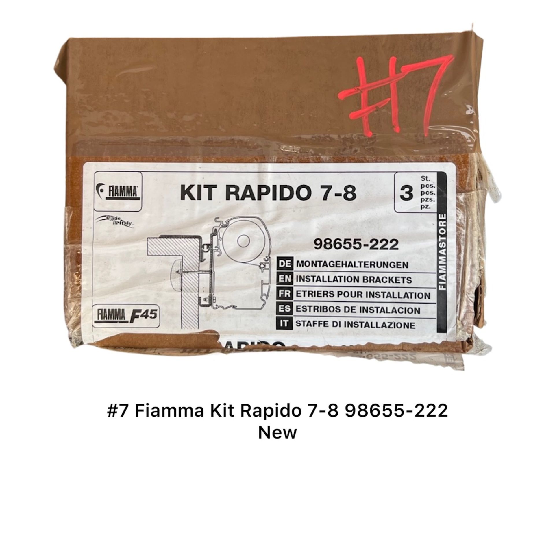 Fiamma Kit Rapido 7-8 98655-222 *NO VAT* - Image 2 of 2