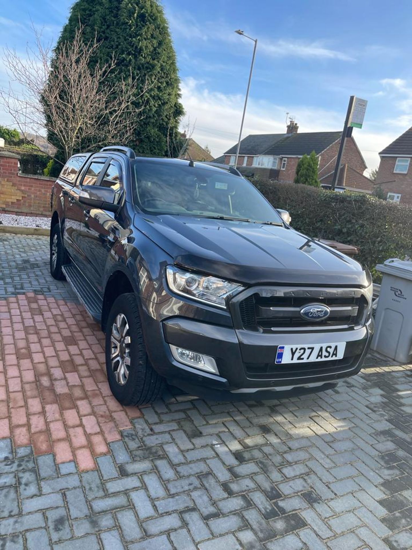 2018 FORD RANGER WILDTRAK 4X4 TDCI AUTO GREY PICK UP *PLUS VAT* - Image 3 of 10