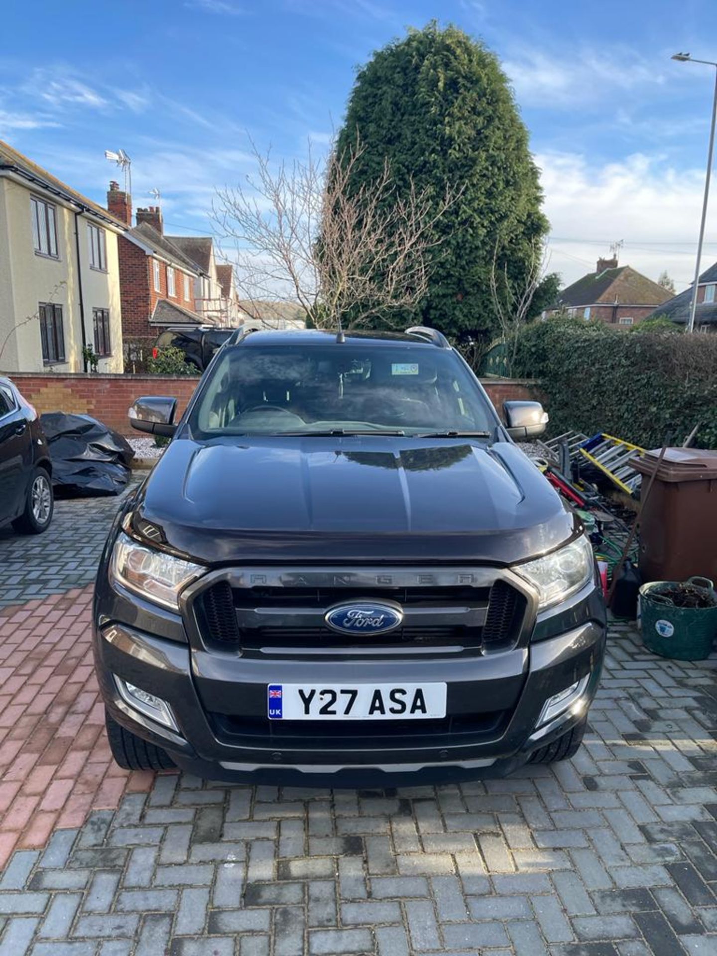 2018 FORD RANGER WILDTRAK 4X4 TDCI AUTO GREY PICK UP *PLUS VAT* - Image 2 of 10