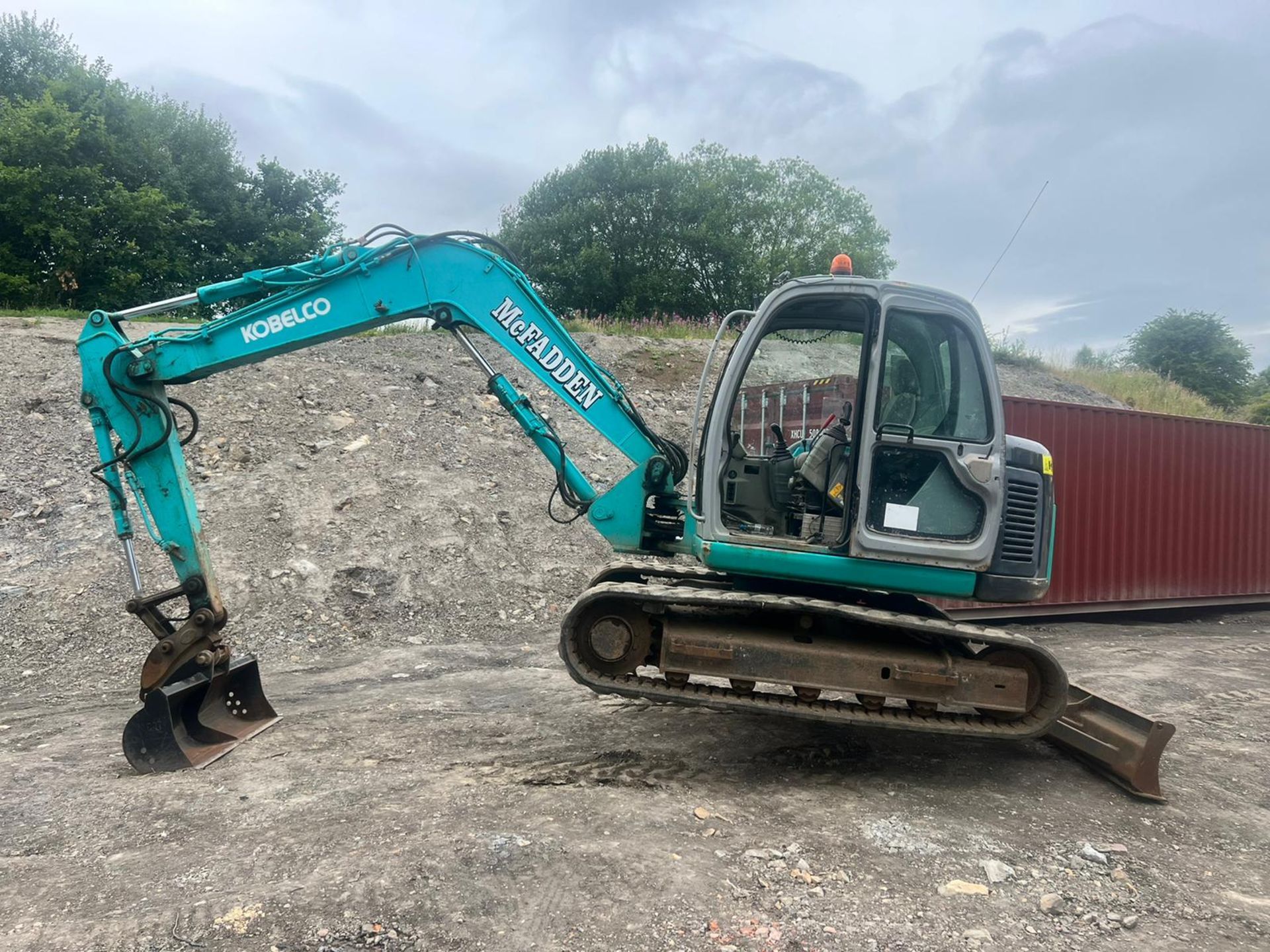 Kobelco 80MSR 8 Tonne Excavator With Blade, Runs Drives And Digs,Showing A Low 9117 Hours!*PLUS VAT* - Image 8 of 29