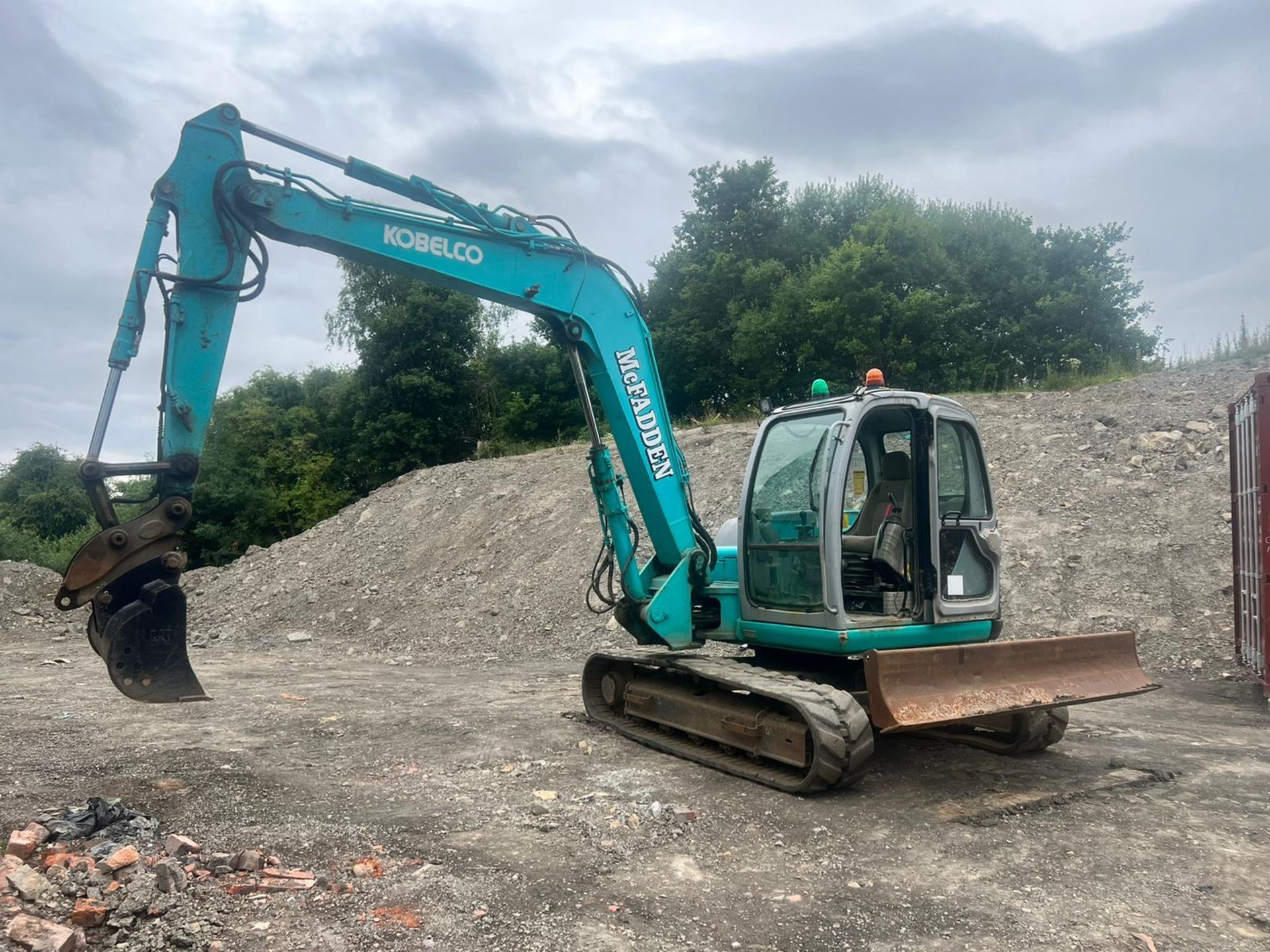 Kobelco 80MSR 8 Tonne Excavator With Blade, Runs Drives And Digs,Showing A Low 9117 Hours!*PLUS VAT* - Image 3 of 29