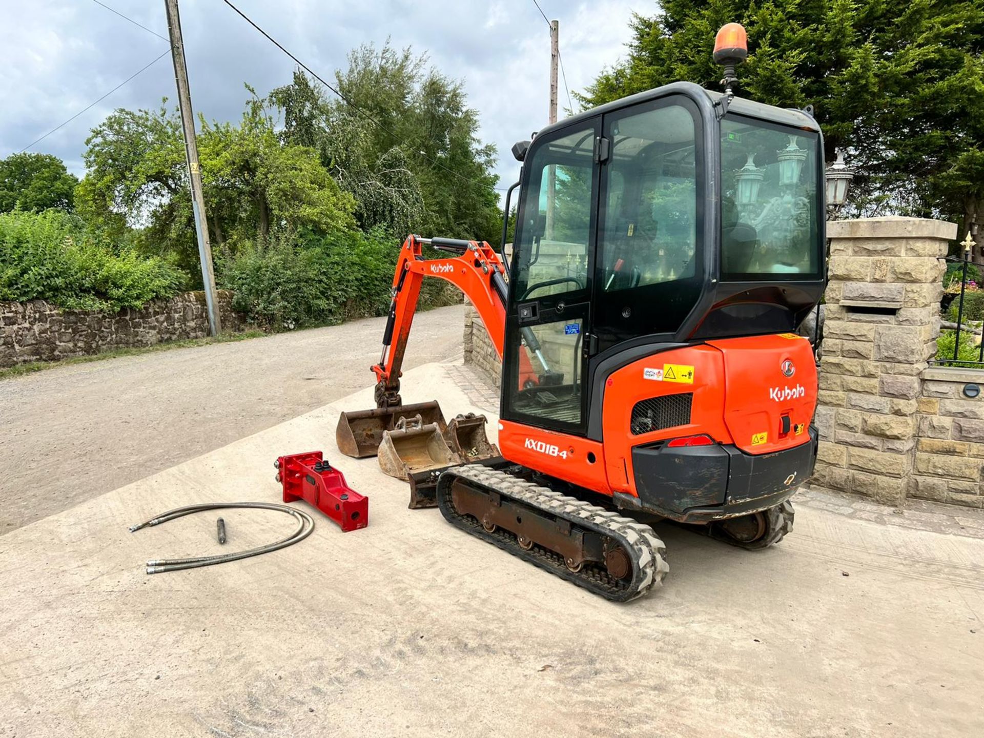 2018 Kubota KX018-4 1.8 Ton Mini Digger, Showing A Low And Genuine 1685 Hours! *PLUS VAT* - Image 11 of 21