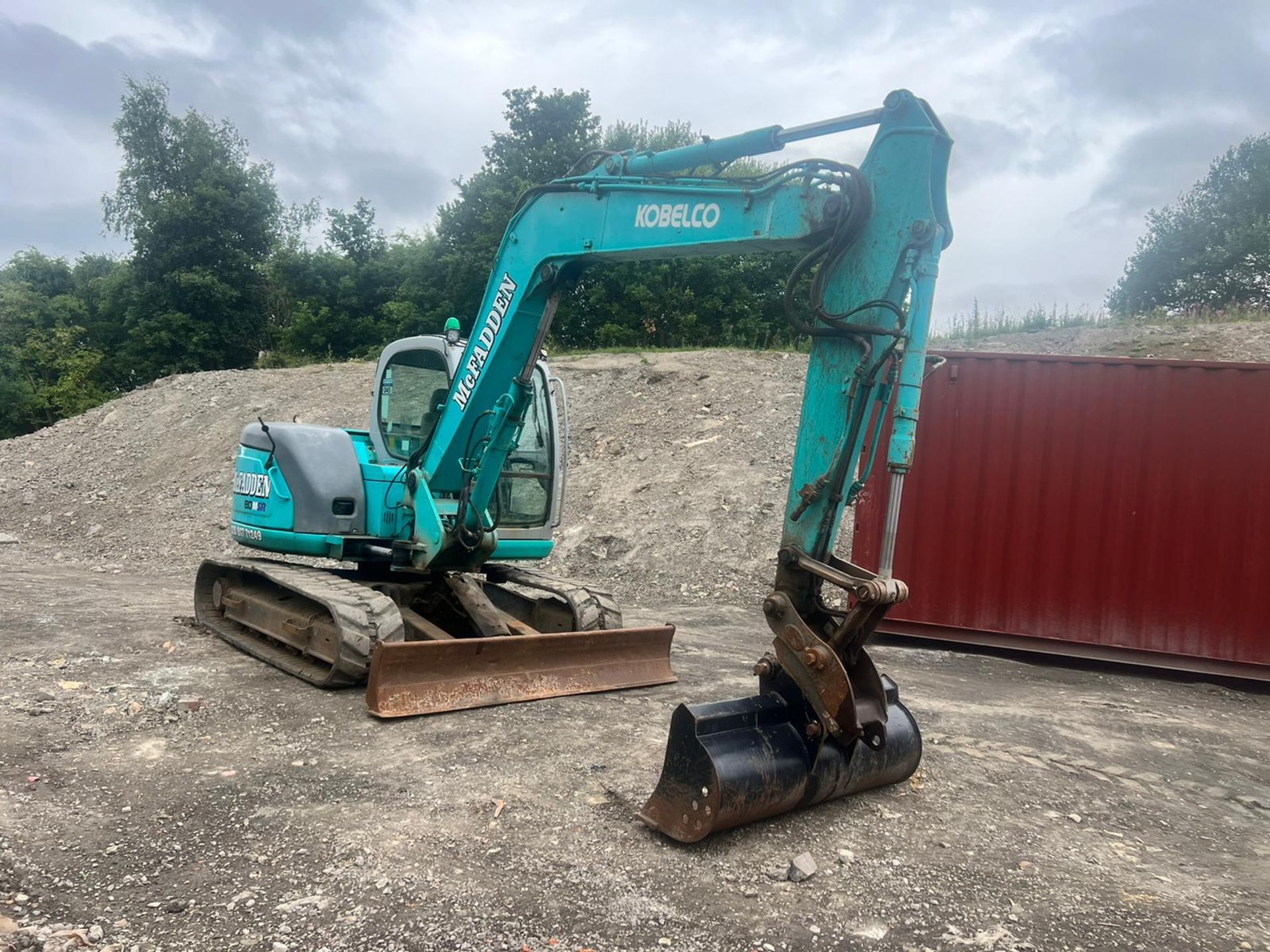 Kobelco 80MSR 8 Tonne Excavator With Blade, Runs Drives And Digs,Showing A Low 9117 Hours!*PLUS VAT* - Image 2 of 29