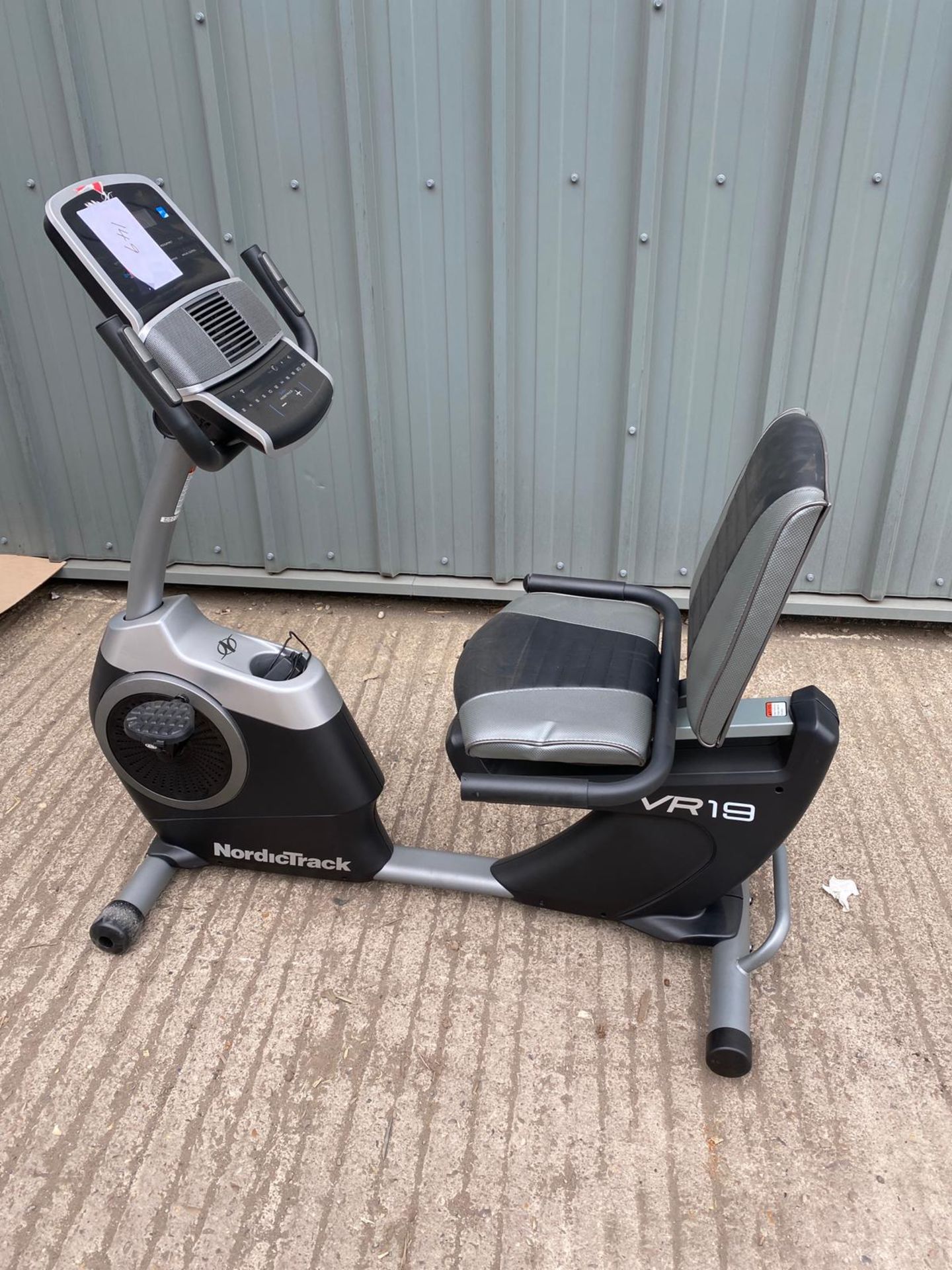 Nordic track VR19 recumbent exercise bike *PLUS VAT*   COLLECTION FROM TUXFORD - Image 2 of 2