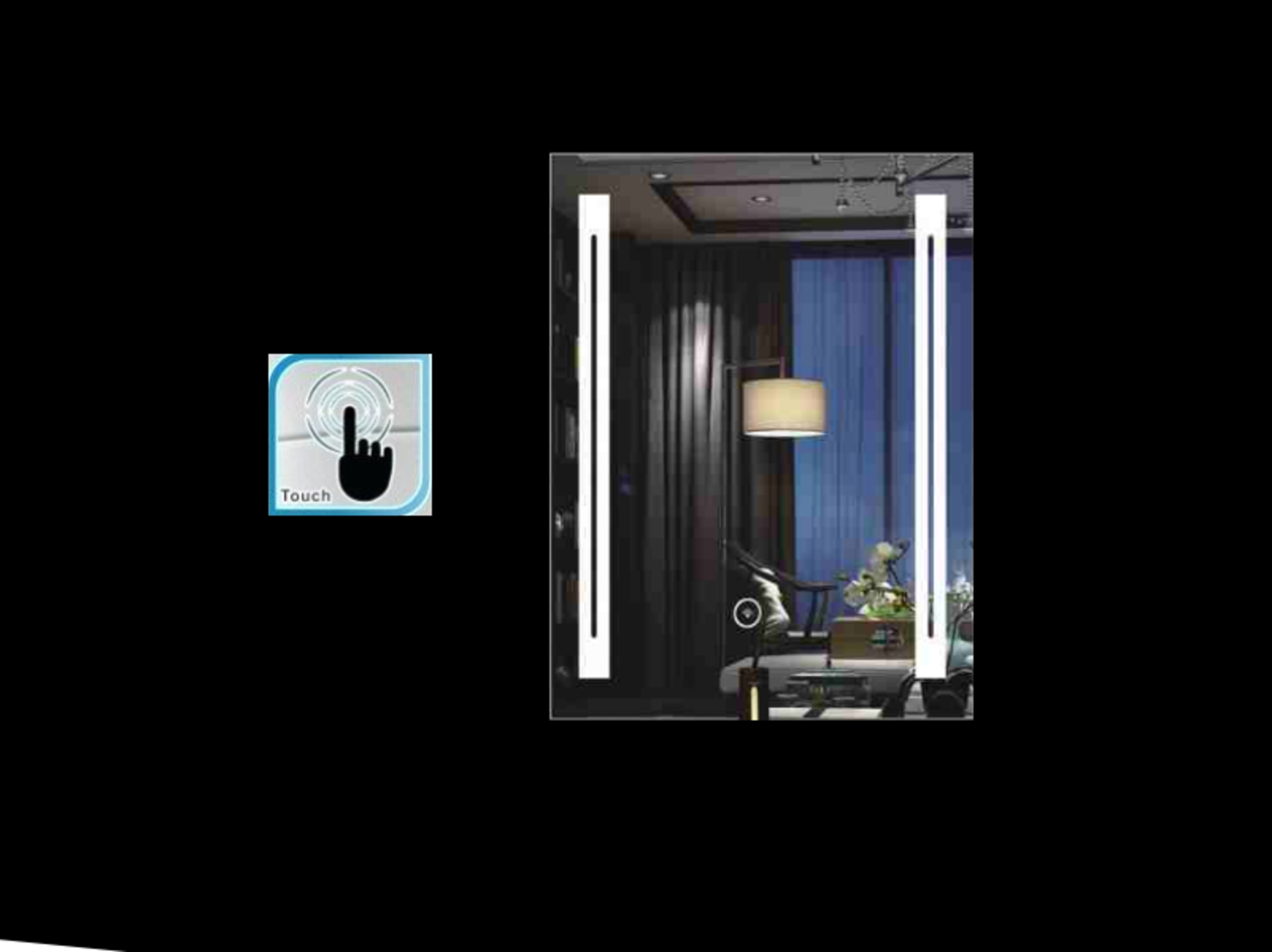 Brand New in Box Bathroom Mirror x12 sets with LED Lights RRP £1499 *NO VAT*