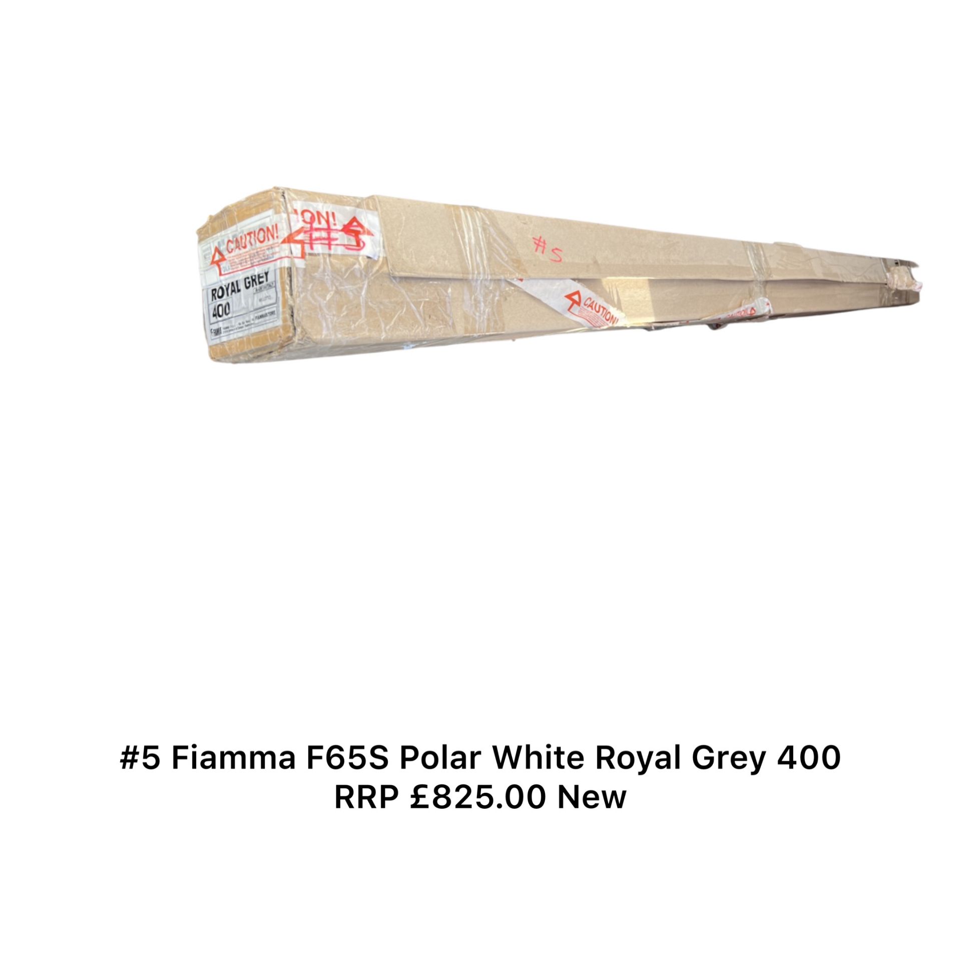 Fiamma F65S Polar White Royal Grey 400 *NO VAT*