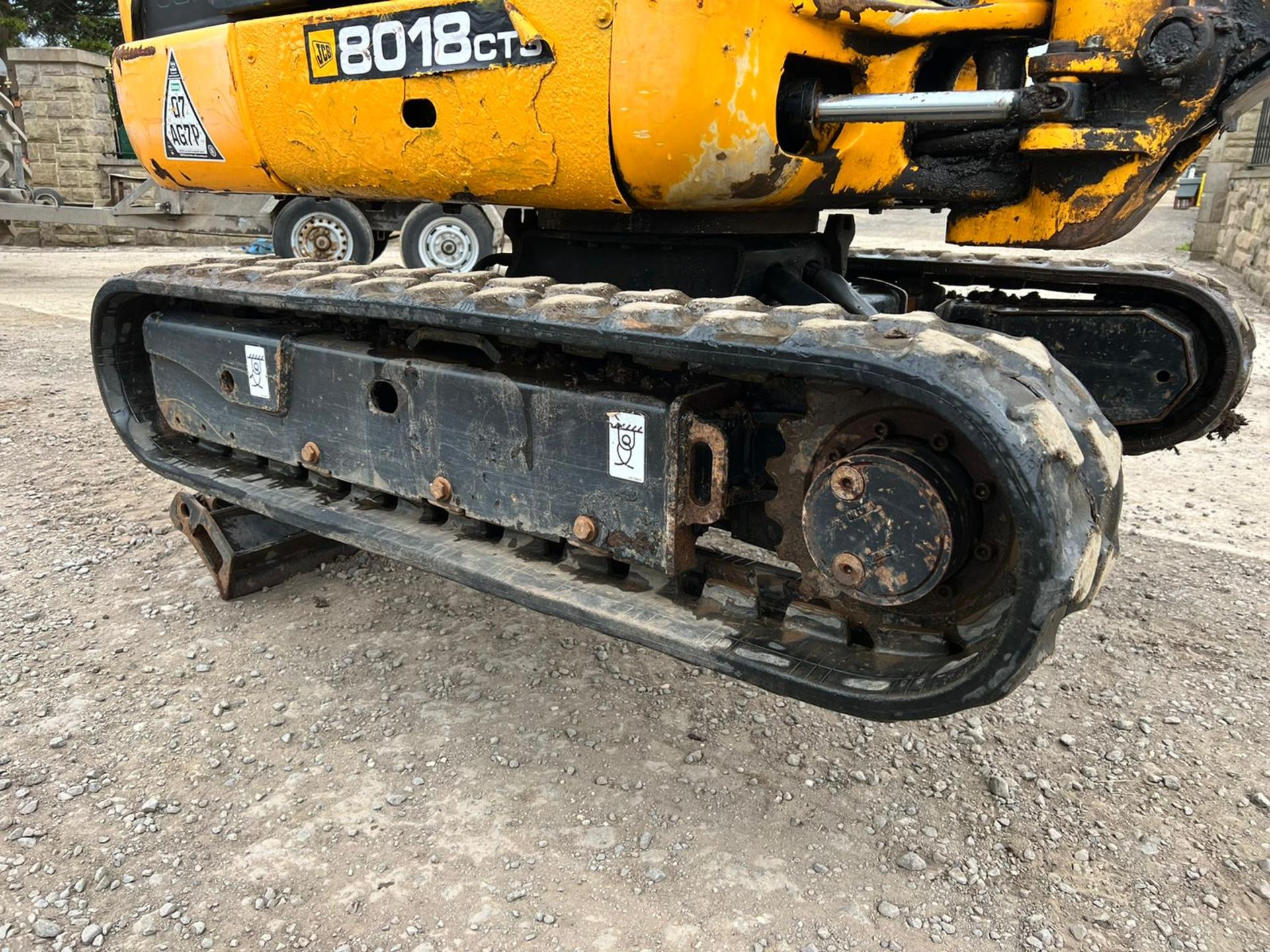 2013 JCB 8018 1.8 Ton Mini Digger With Indespension 2.7 Ton Plant Trailer Runs Drives "PLUS VAT" - Image 11 of 28