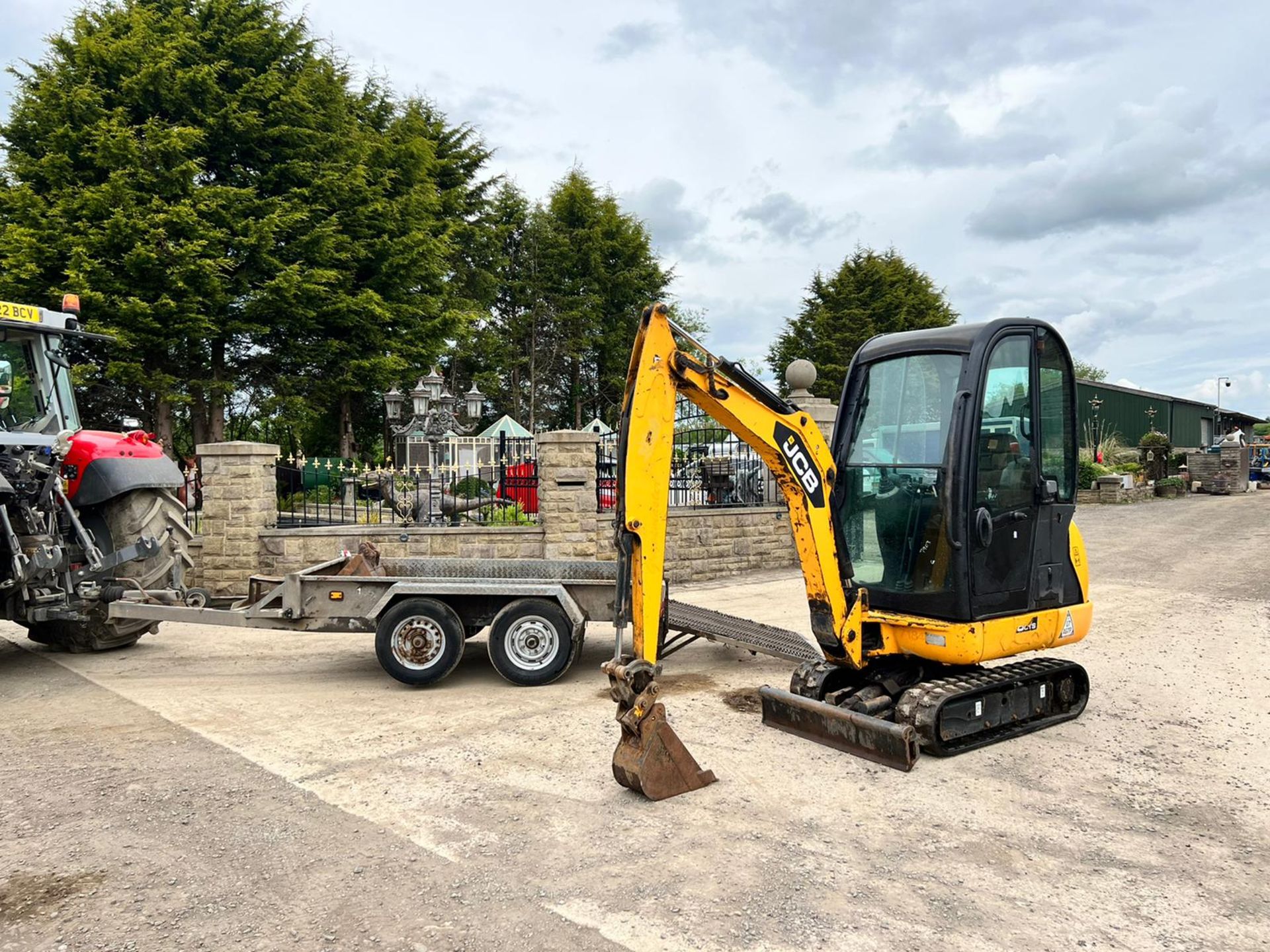 2013 JCB 8018 1.8 Ton Mini Digger With Indespension 2.7 Ton Plant Trailer Runs Drives "PLUS VAT" - Image 9 of 28