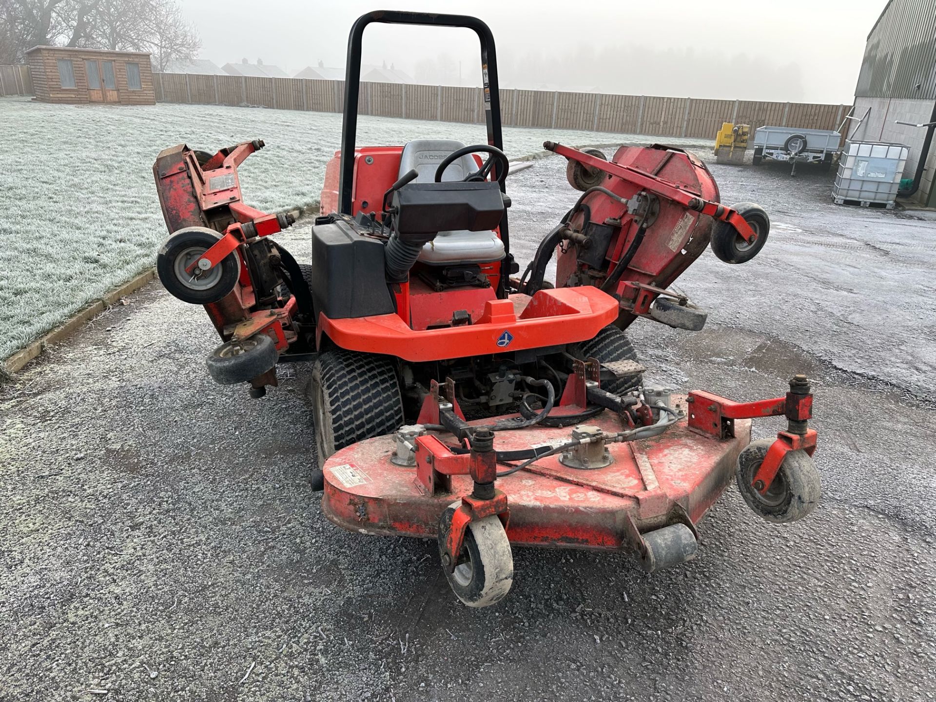 Jacobsen HR5111 bat wing wide area mower   Kubota diesel engine 3.4m total cut width  4WD/2WD