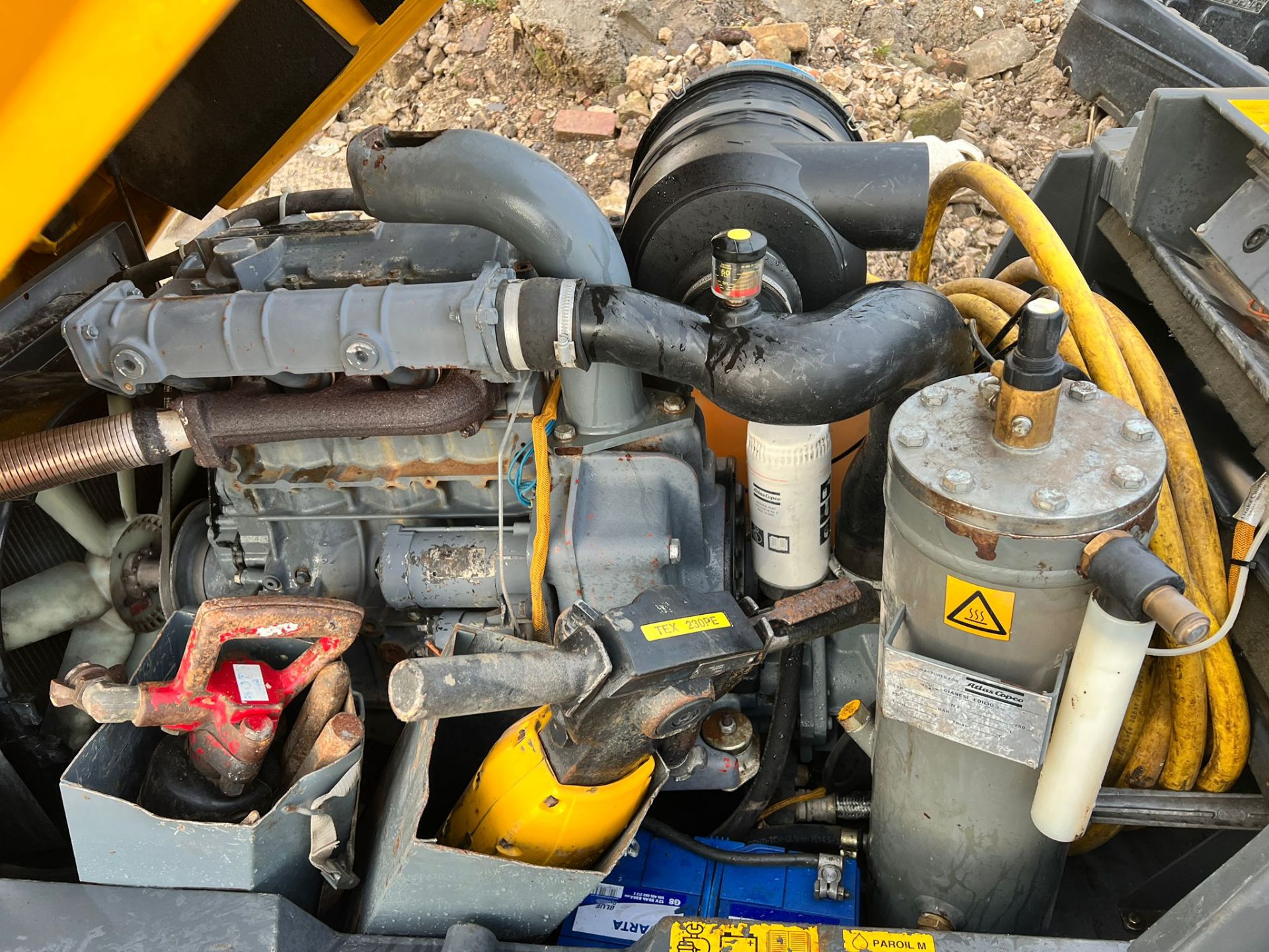 2007 Atlas Copco XAS67 130CFM Diesel Compressor With X2 Breakers, Hoses And Chisel *PLUS VAT* - Image 6 of 18