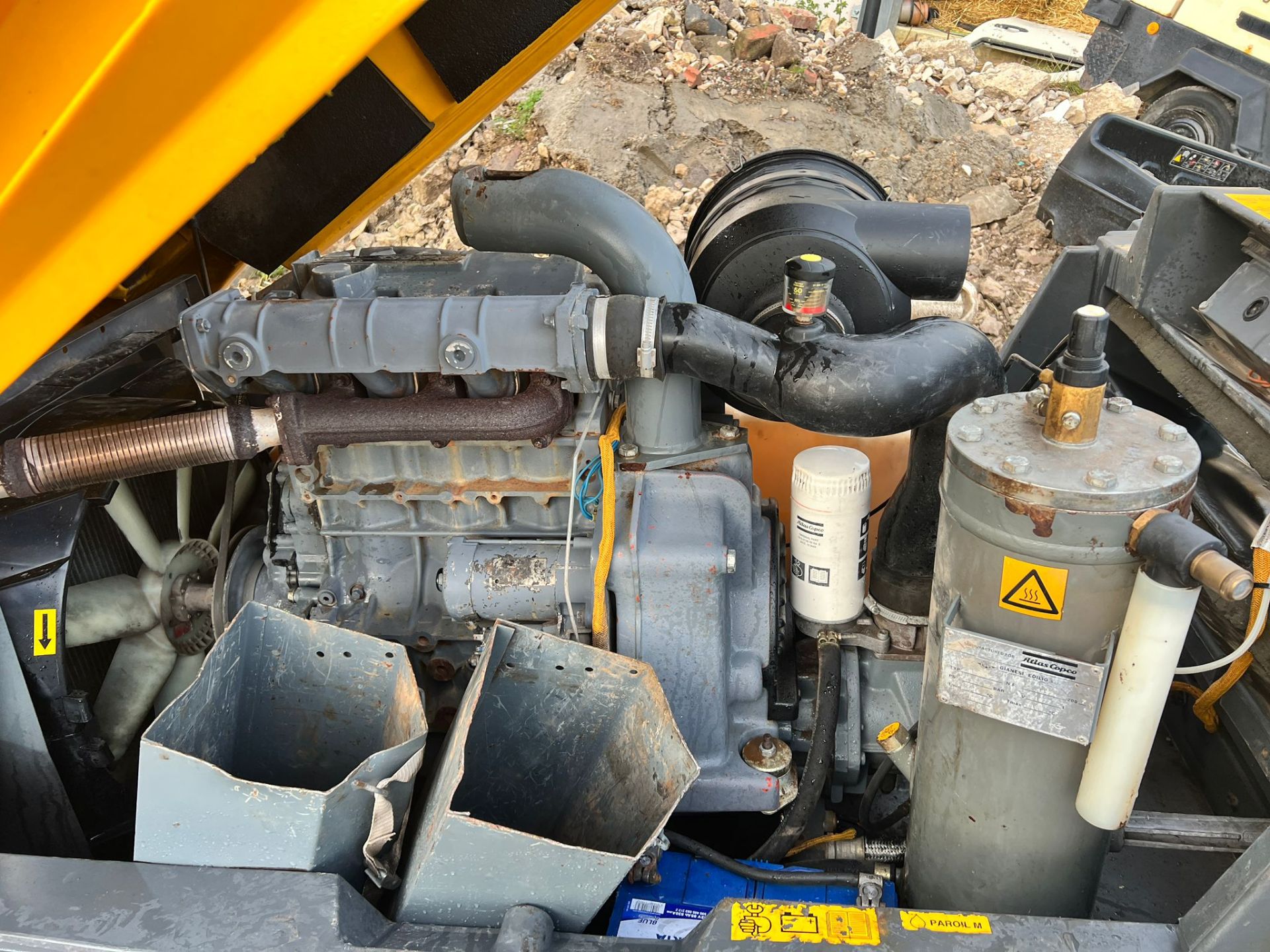 2007 Atlas Copco XAS67 130CFM Diesel Compressor With X2 Breakers, Hoses And Chisel *PLUS VAT* - Image 7 of 18