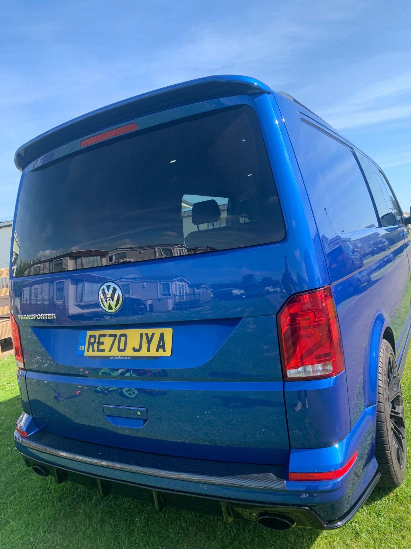 Ravenna Blue Metallic VOLKSWAGEN TRANSPORTER T30 H-LINE TDI S-A DSG, 150, Euro 6 *PLUS VAT* - Image 5 of 13