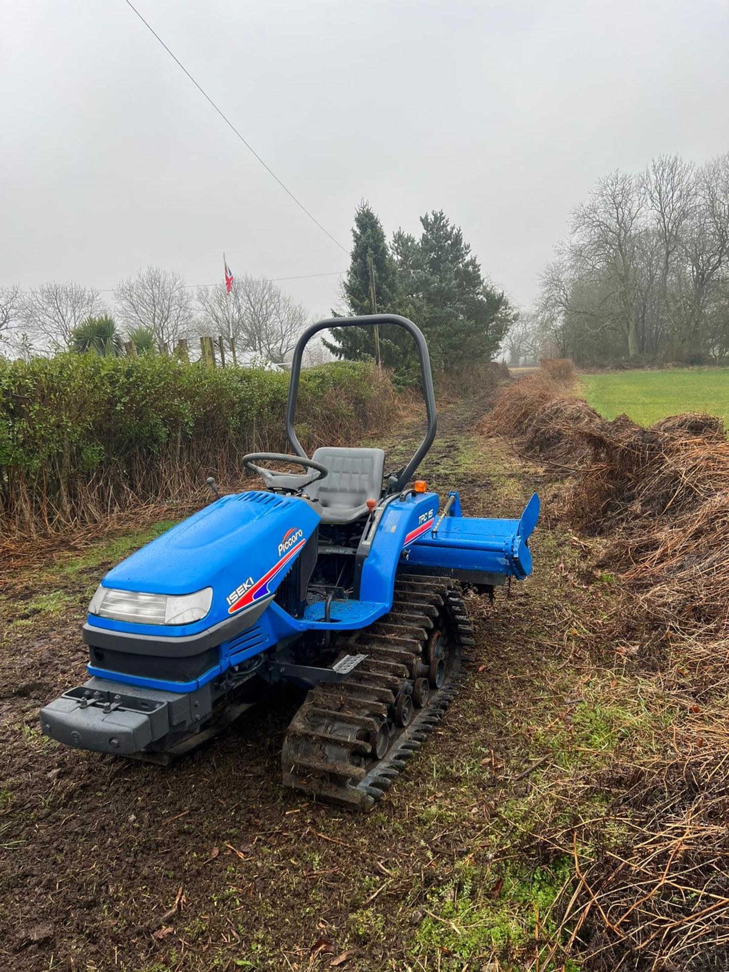 ISEKI PICCORO TPC 15 TRACTOR WITH ROTAVATOR, ONLY 574 HOURS *PLUS VAT* - Image 2 of 11