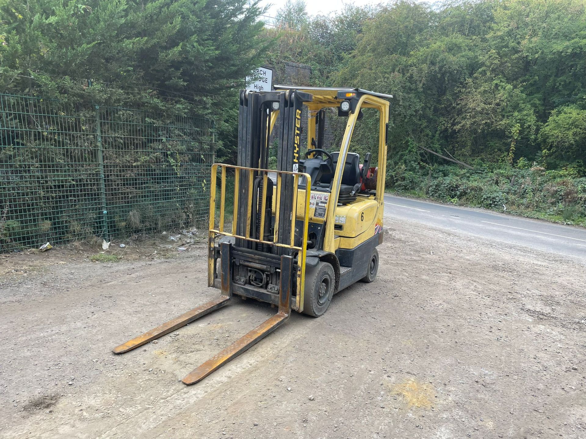 2017 HYSTER H1.8FT FORK LIFT TRUCK CONTAINER SPEC, SIDE SHIFT *PLUS VAT*