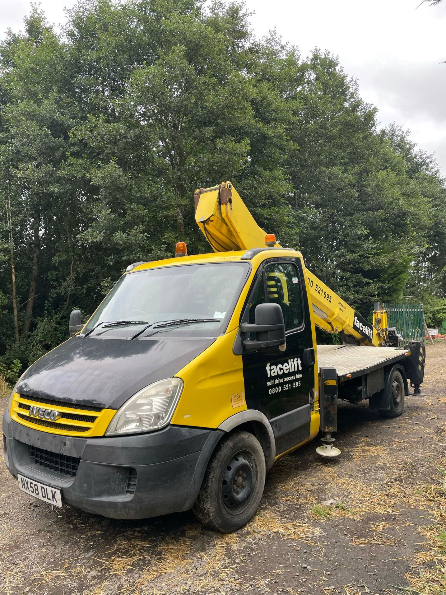 IVECO DAILY 35S12 WITH BOOM LIFT CRANE, 111K RECORDED MILES *PLUS VAT* - Image 2 of 10