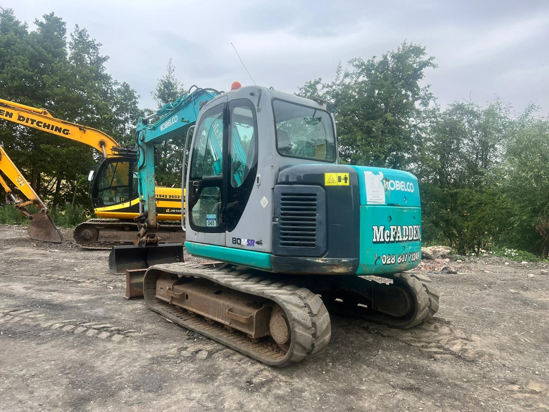 Kobelco 80MSR 8 Tonne Excavator With Blade, Runs Drives And Digs,Showing A Low 9117 Hours!*PLUS VAT* - Image 6 of 29