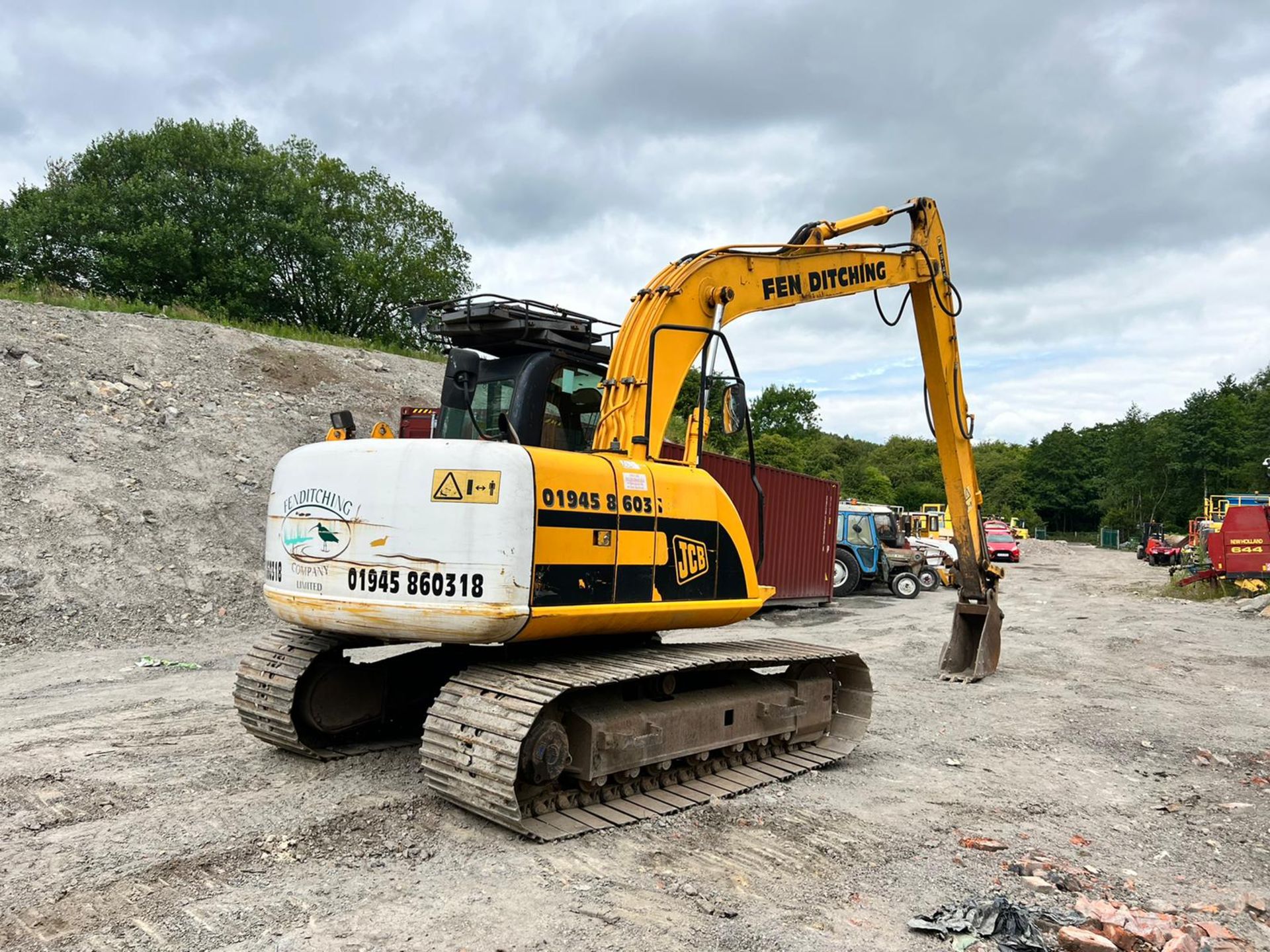 2007 JCB JS145 14.5 Tonne Excavator With Long Reach Boom *PLUS VAT* - Image 5 of 27