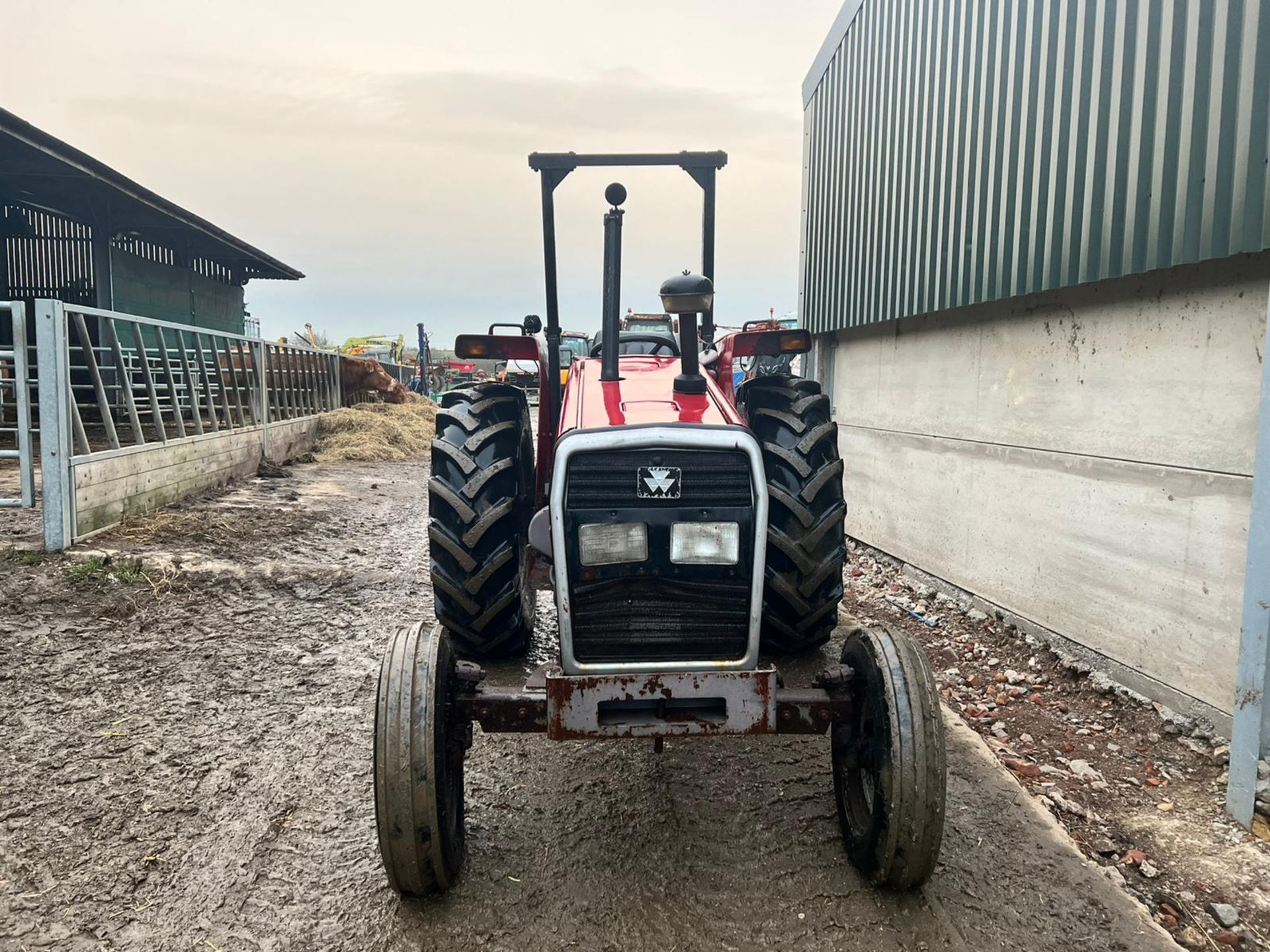 MASSEY FERGUSON 350 52hp 2WD TRACTOR, RUNS DRIVES AND WORKS, SHOWING A LOW 1200 HOURS - Image 2 of 16