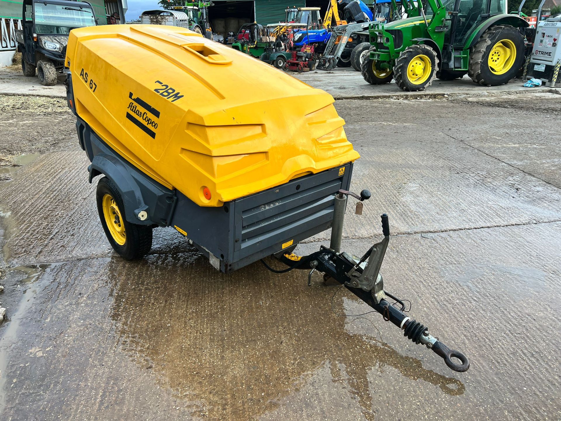 2007 Atlas Copco XAS67 130CFM Diesel Compressor With X2 Breakers, Hoses And Chisel *PLUS VAT*