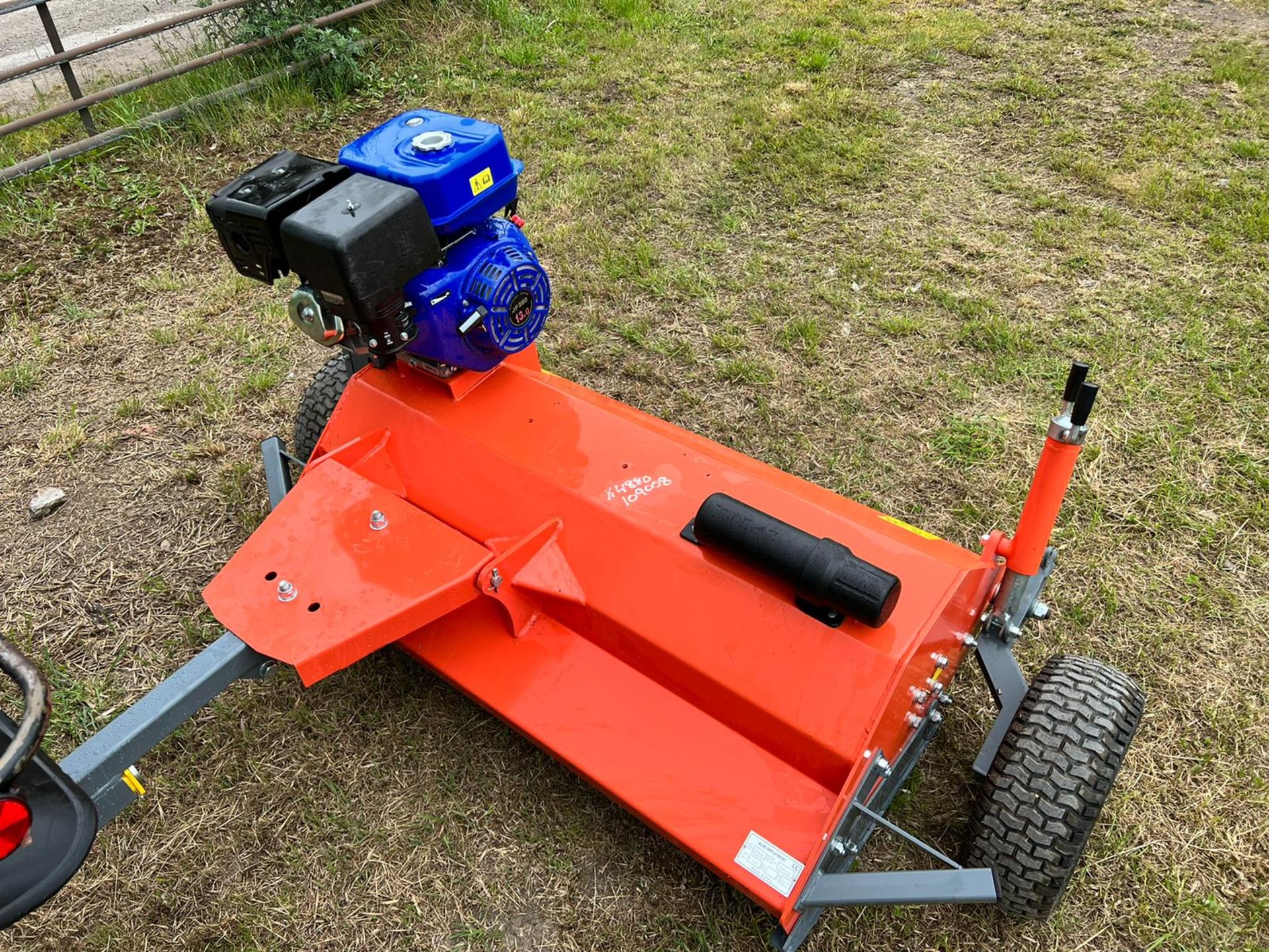 New And Unused 1.2 Metre Single Axle ATV Flail Mower *PLUS VAT* - Image 11 of 12