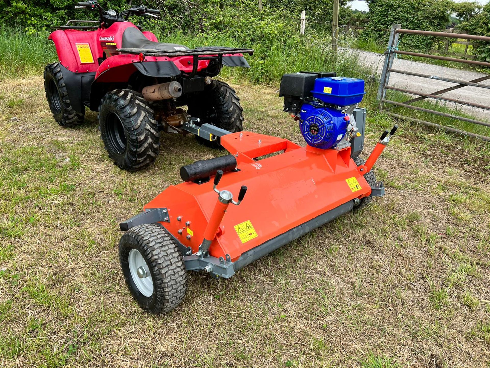 New And Unused 1.2 Metre Single Axle ATV Flail Mower *PLUS VAT*