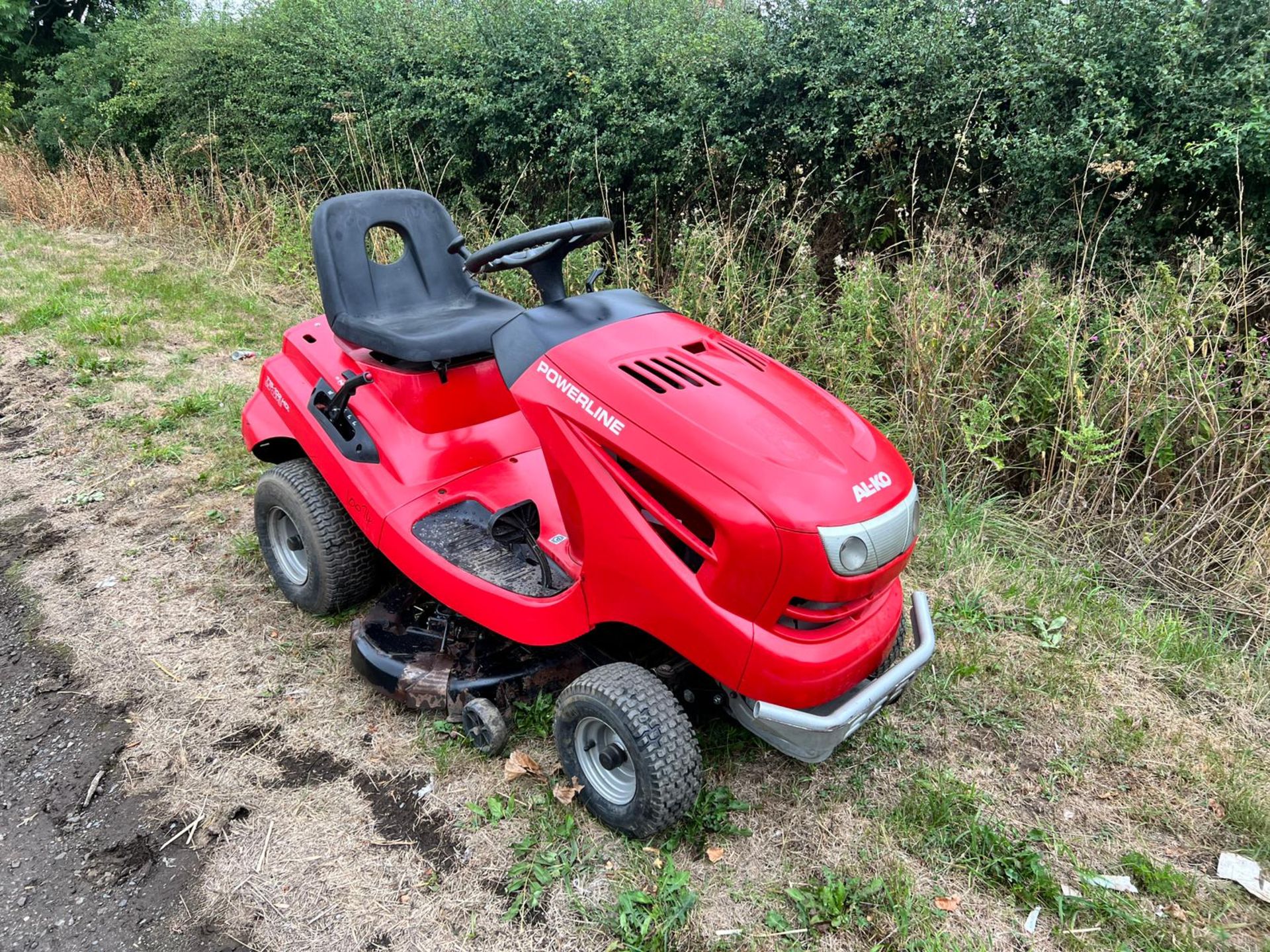 ALKO POWERLINE T15-102 HDD BIO COMBI RIDE ON MOWER, RUNS, DRIVES & CUTS *PLUS VAT*