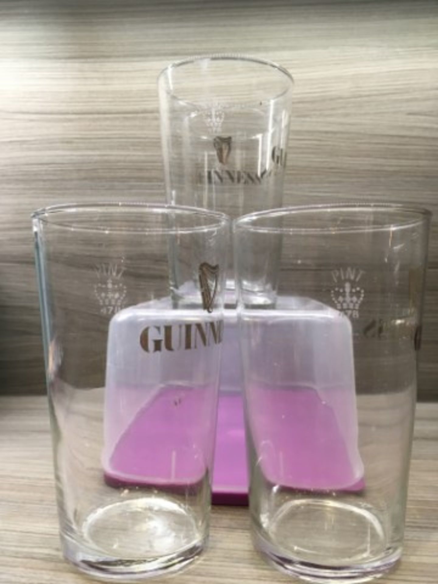 Vintage New Old Stock Genuine Guinness Glasses *NO VAT* - Image 4 of 9