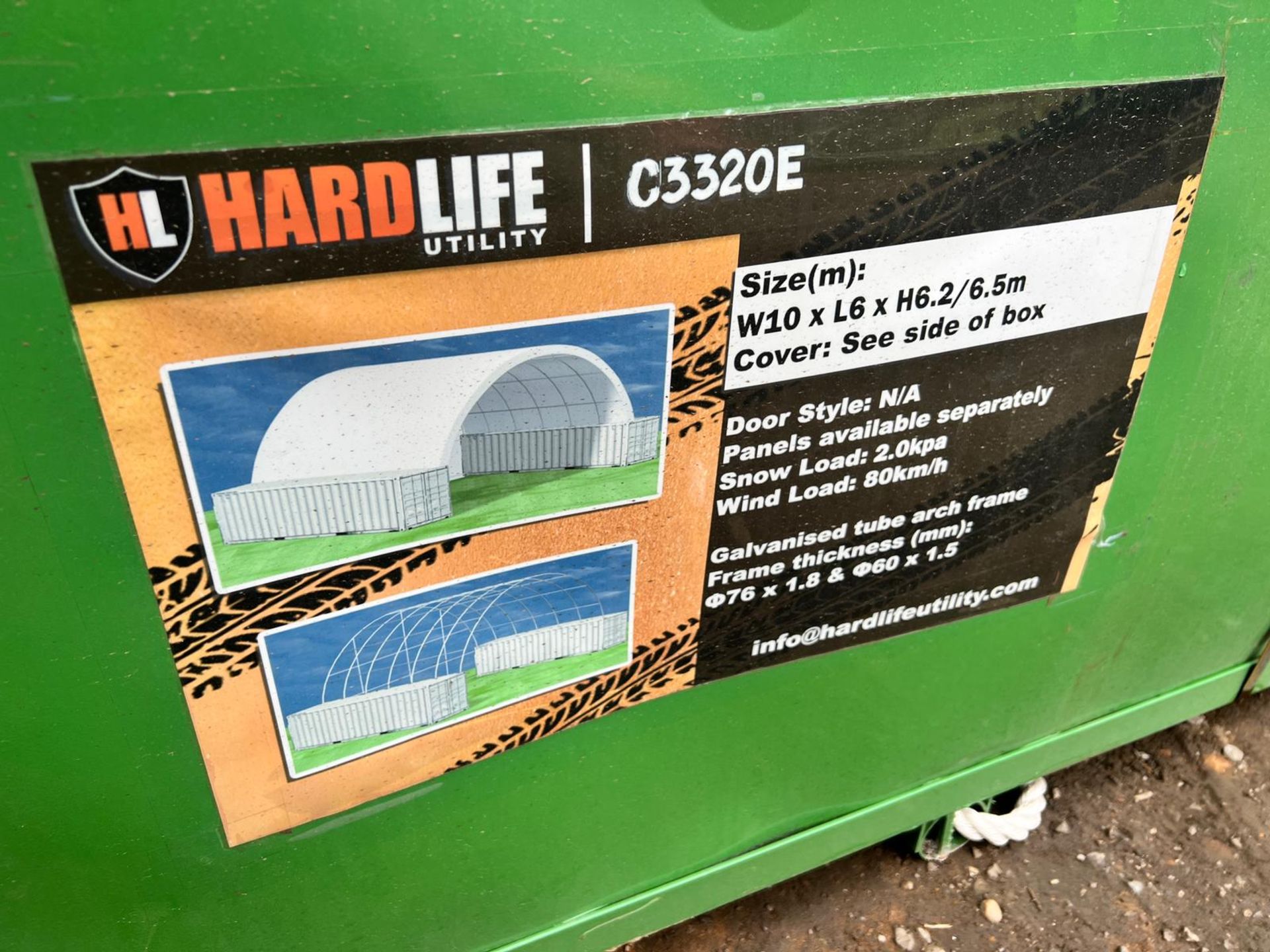 NEW/UNUSED HARDLIFE UTILITY C3320E CONTAINER CANOPY SHEDS *PLUS VAT*